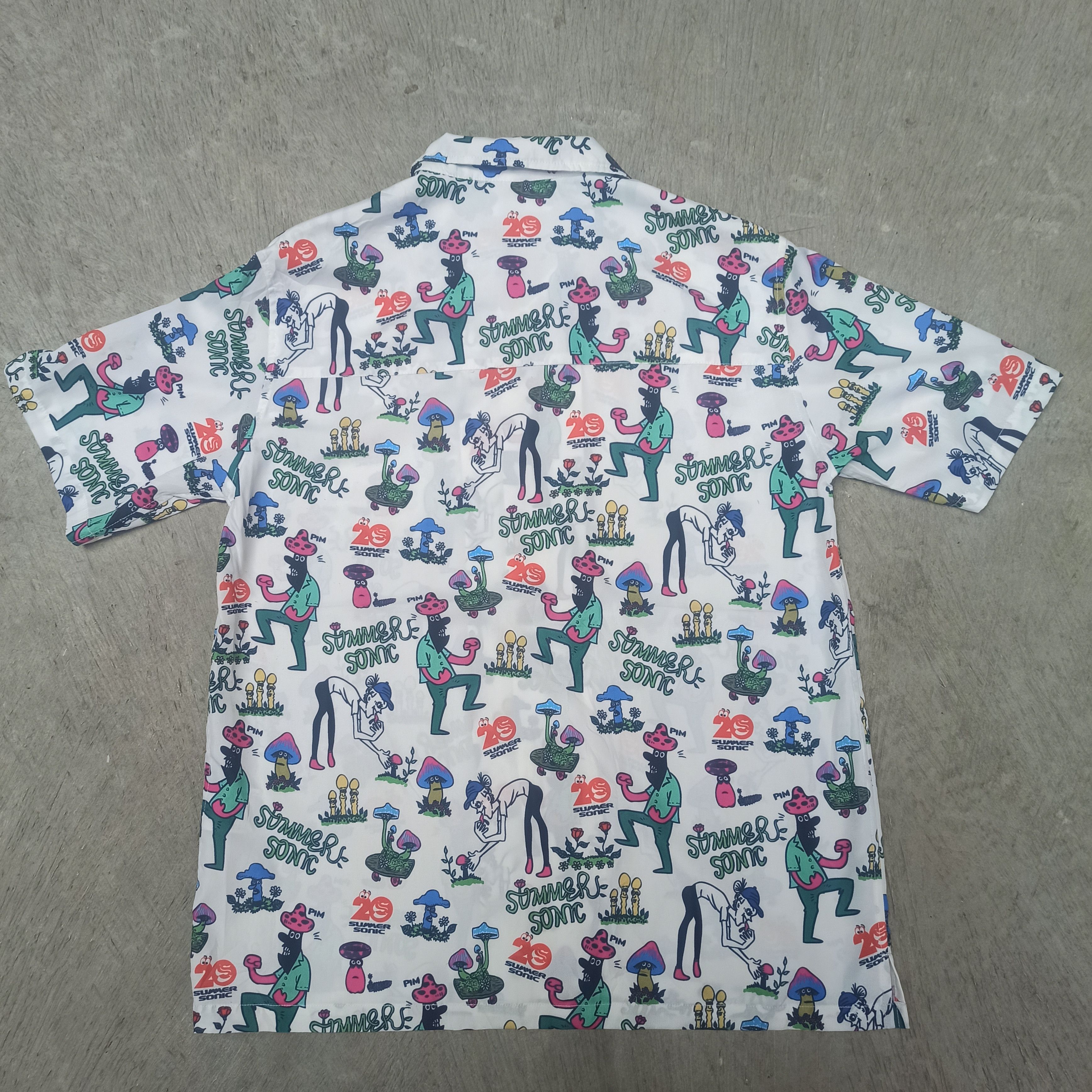 Band Tees × Japanese Brand Summer Sonic Open Collar Hawaiian Shirt Aniversary 20th Size US M / EU 48-50 / 2 - 4 Thumbnail