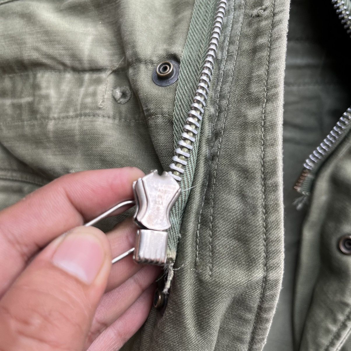 Buzz Rickson's × The Real McCoy's VINTAGE RARE M51 US ISSUE FIELD JACKET Size US XS / EU 42 / 0 - 6 Thumbnail