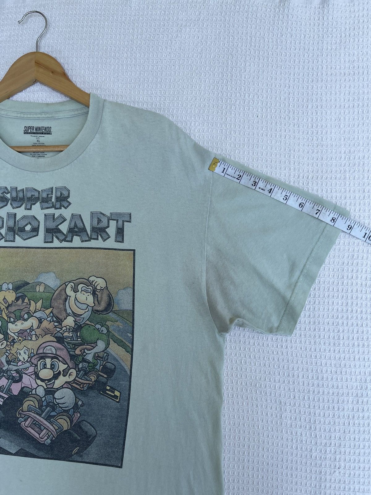 Cartoon Network × Nintendo × Vintage Last Drop🔥Rare🔥Vintage NINTENDO SUPER MARIO KART T-Shirt Size US XL / EU 56 / 4 - 12 Thumbnail