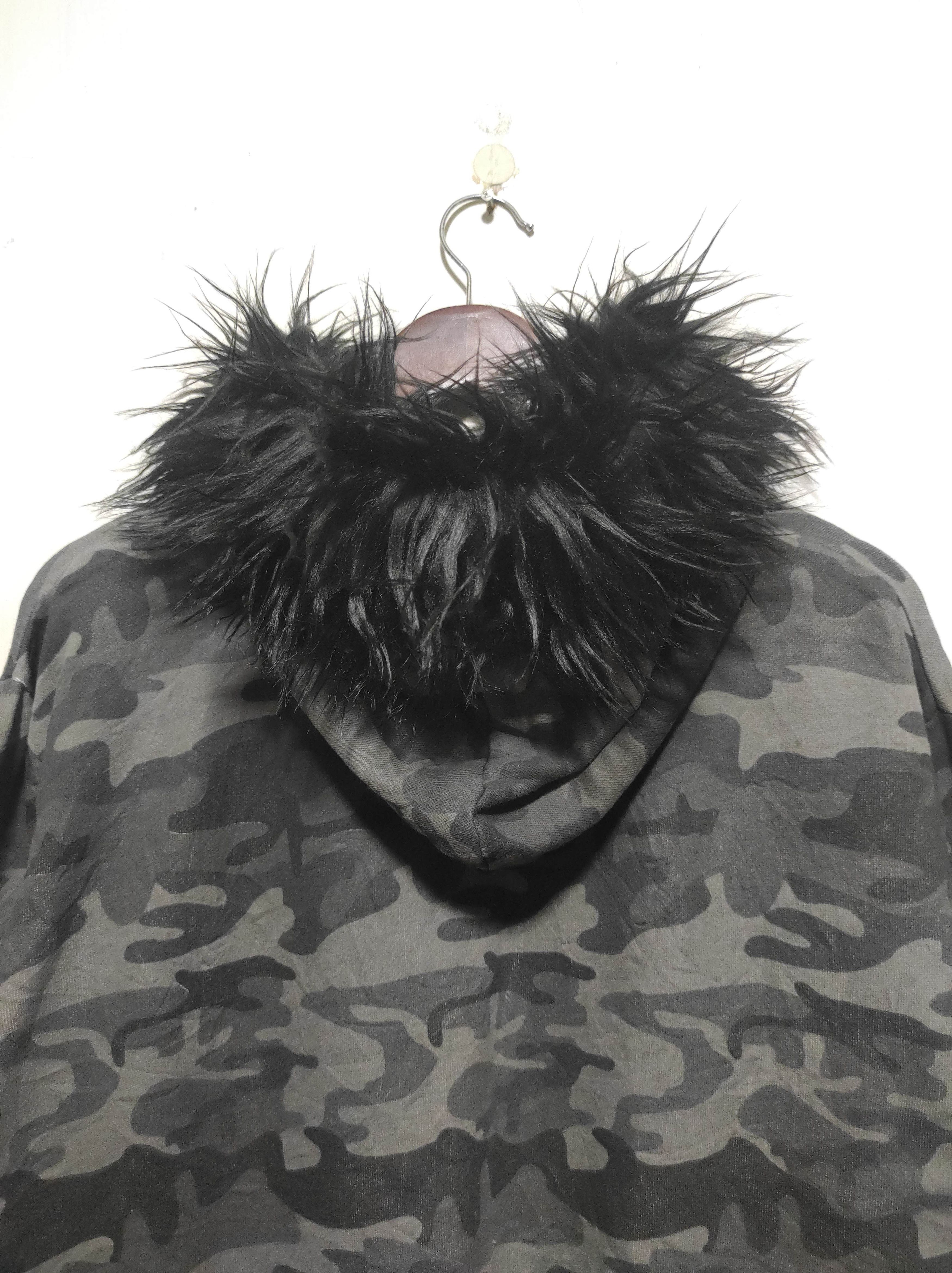 Hysteric Glamour Back Number Camo Zip Fur Hoodie LGB IfSixWasNine style Size US XL / EU 56 / 4 - 11 Thumbnail