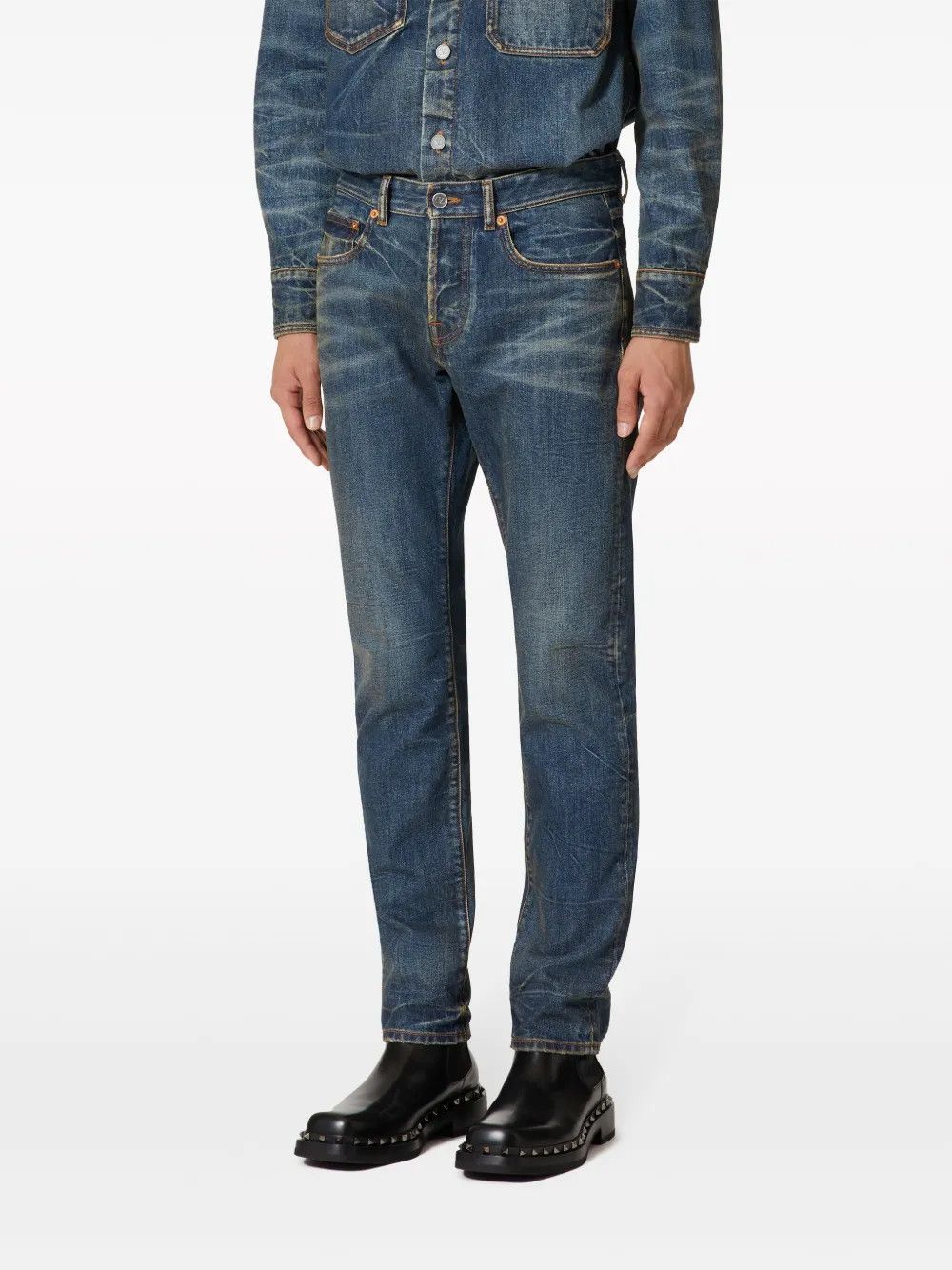 Valentino o1y0525 Denim Pant in Blue Size US 32 / EU 48 - 2 Thumbnail