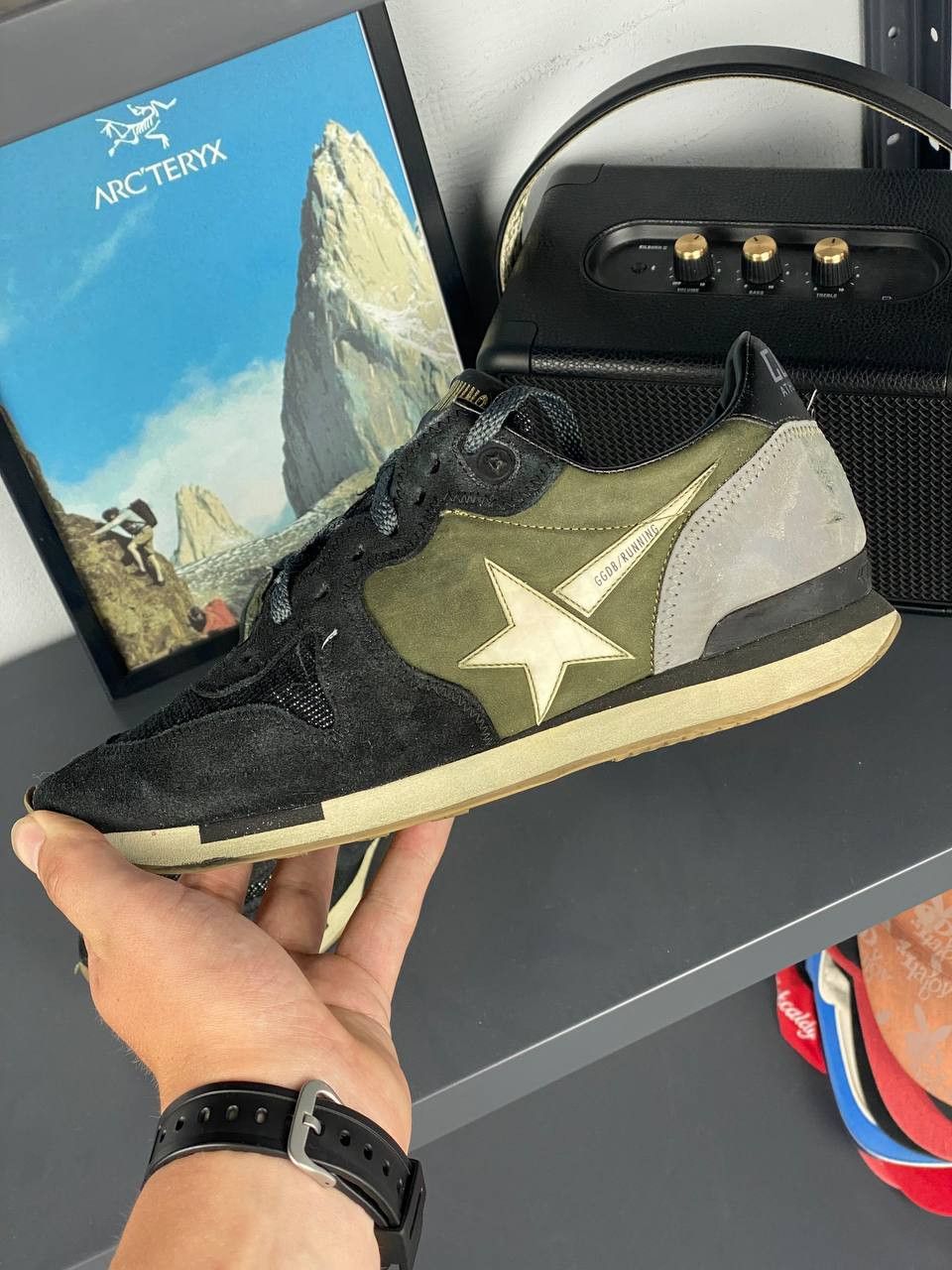 Golden Goose Golden Goose Running Sole Distressed Sneakers Size US 10 / IT 40 - 1 Thumbnail