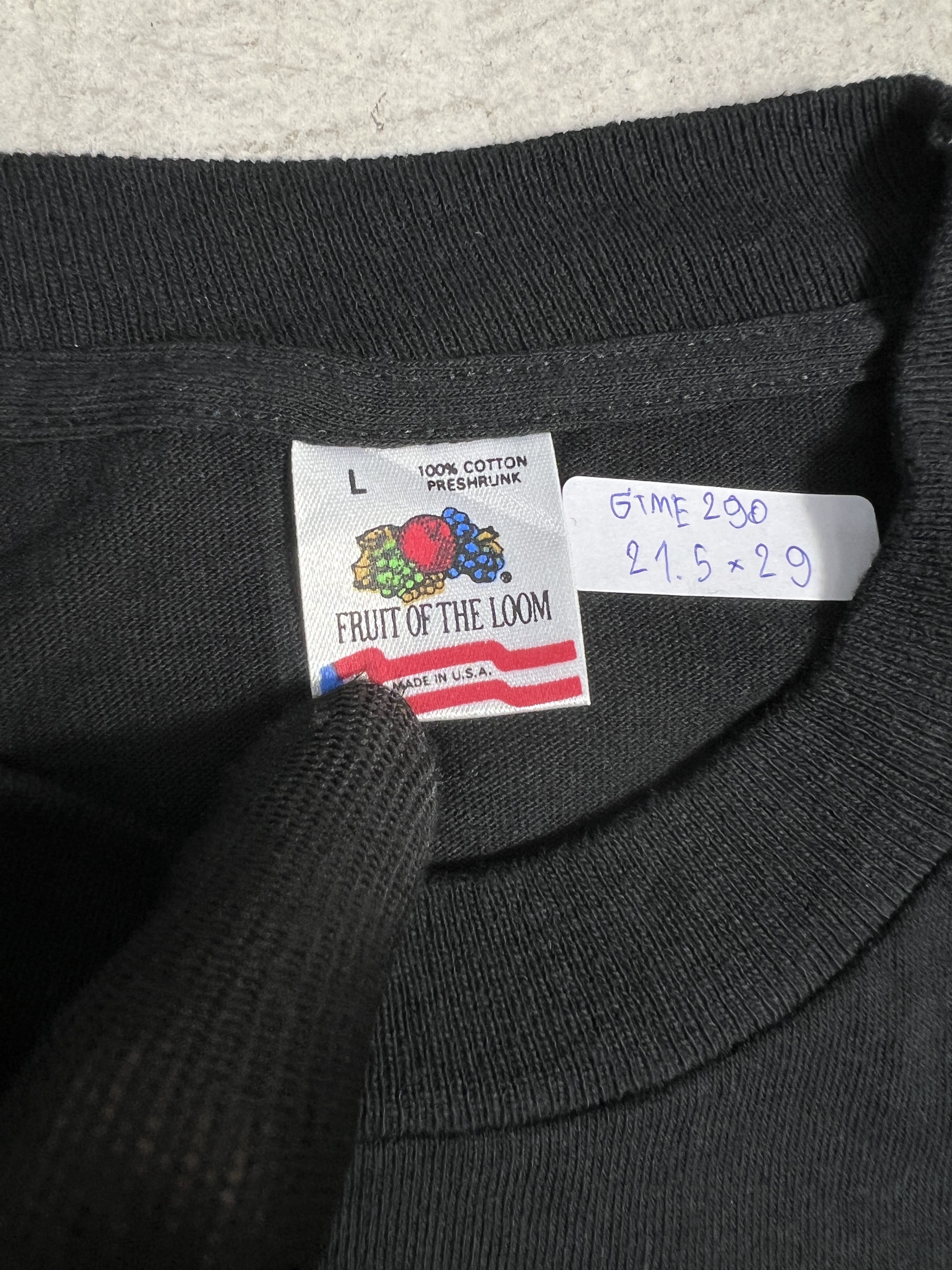 Fruit Of The Loom Vintage 90s Zinka Sunscreen Art Promo Tee (L) GTME290 Size US L / EU 52-54 / 3 - 3 Thumbnail