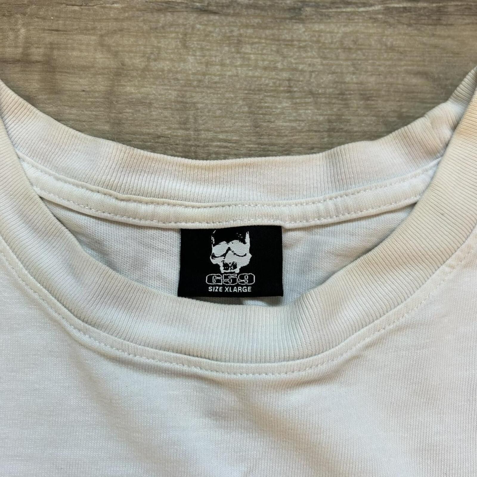 G59 Records Sick y2k Suicideboys white t shirt Size XL minor flaws Size US XL / EU 56 / 4 - 5 Thumbnail