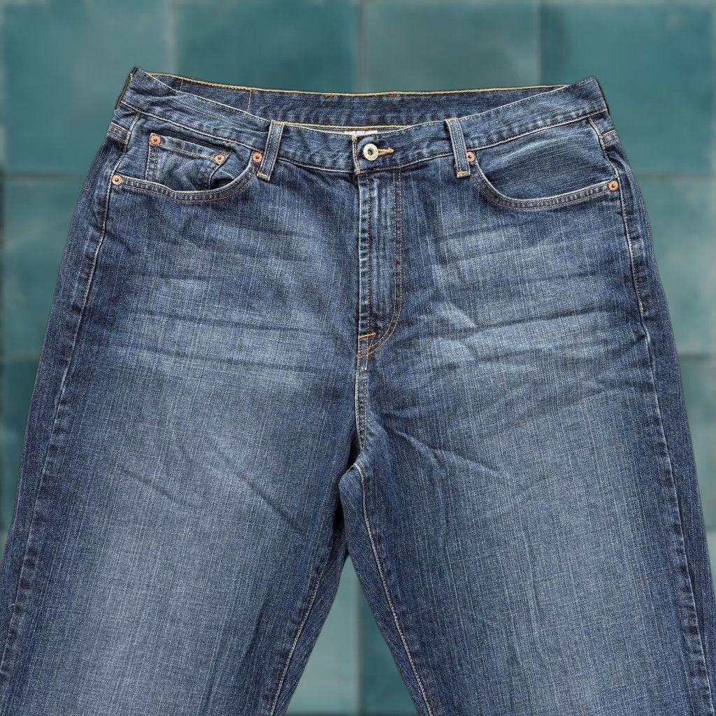 Lucky Brand VINTAGE Lucky Brand Jeans Mens 38x32 Bootcut Blue Medium Wash Relaxed 2002 Y2K Dungarees Smart Marketing Size US 38 / EU 54 - 1 Thumbnail