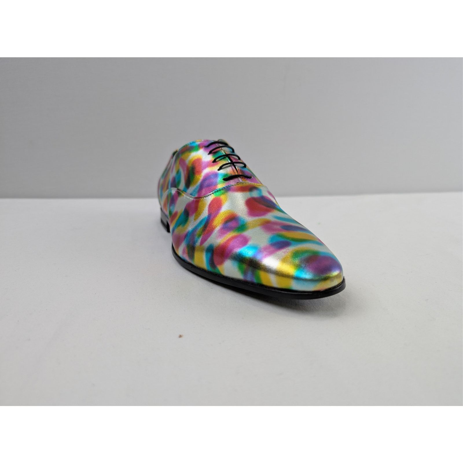 Saint Laurent Paris o1rshd1 Q:2 / Paint Oxford Derby Shoe boots in Multicolor Size US 10 / EU 43 - 2 Thumbnail