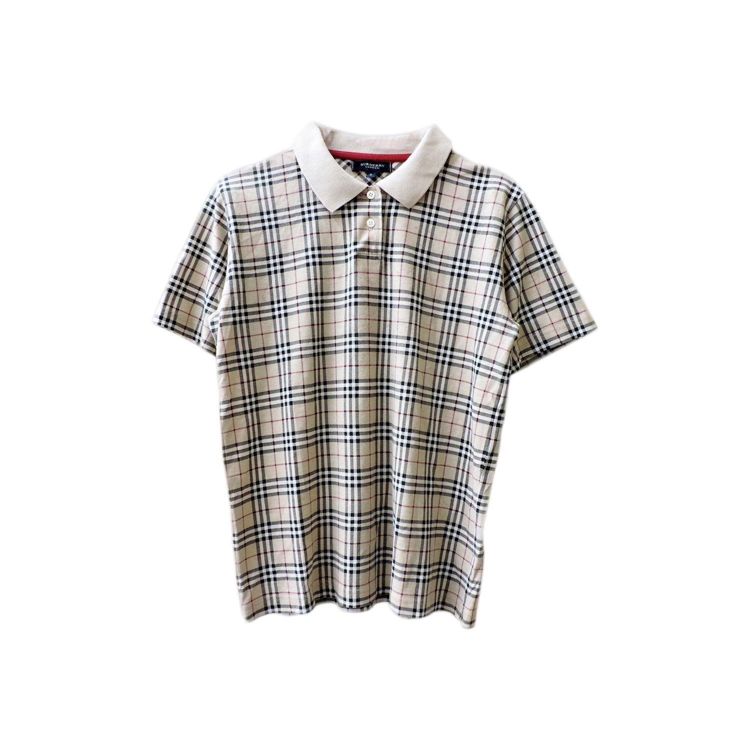 BURBERRY CHECK POLO SHIRT