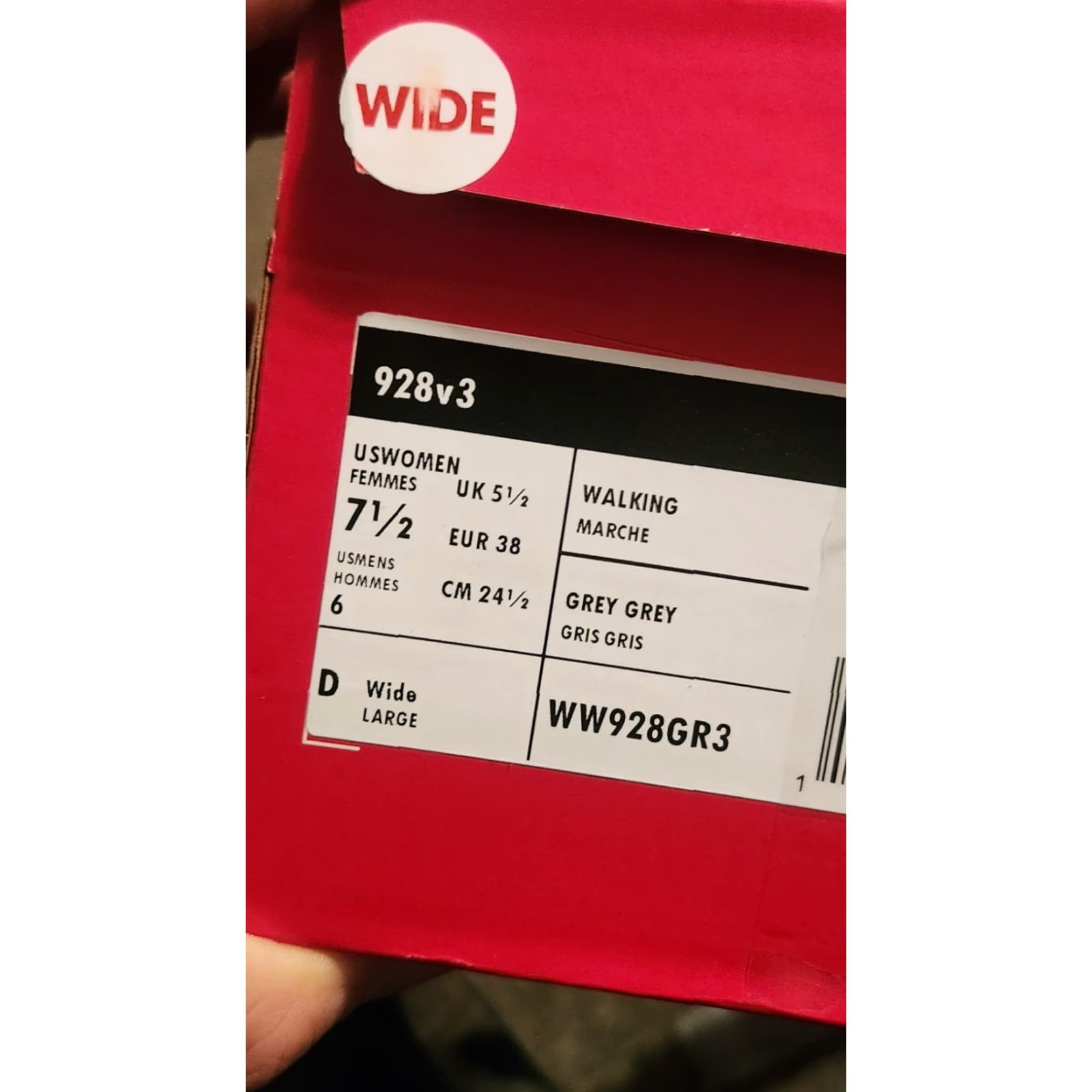 New Balance New Balance Women's 928v3 Walking Sneaker 7.5 Beige WW928GR3 - Leather, Athletic, Walking, 928 Series (US 7.5) Size US 8 / IT 38 - 5 Thumbnail