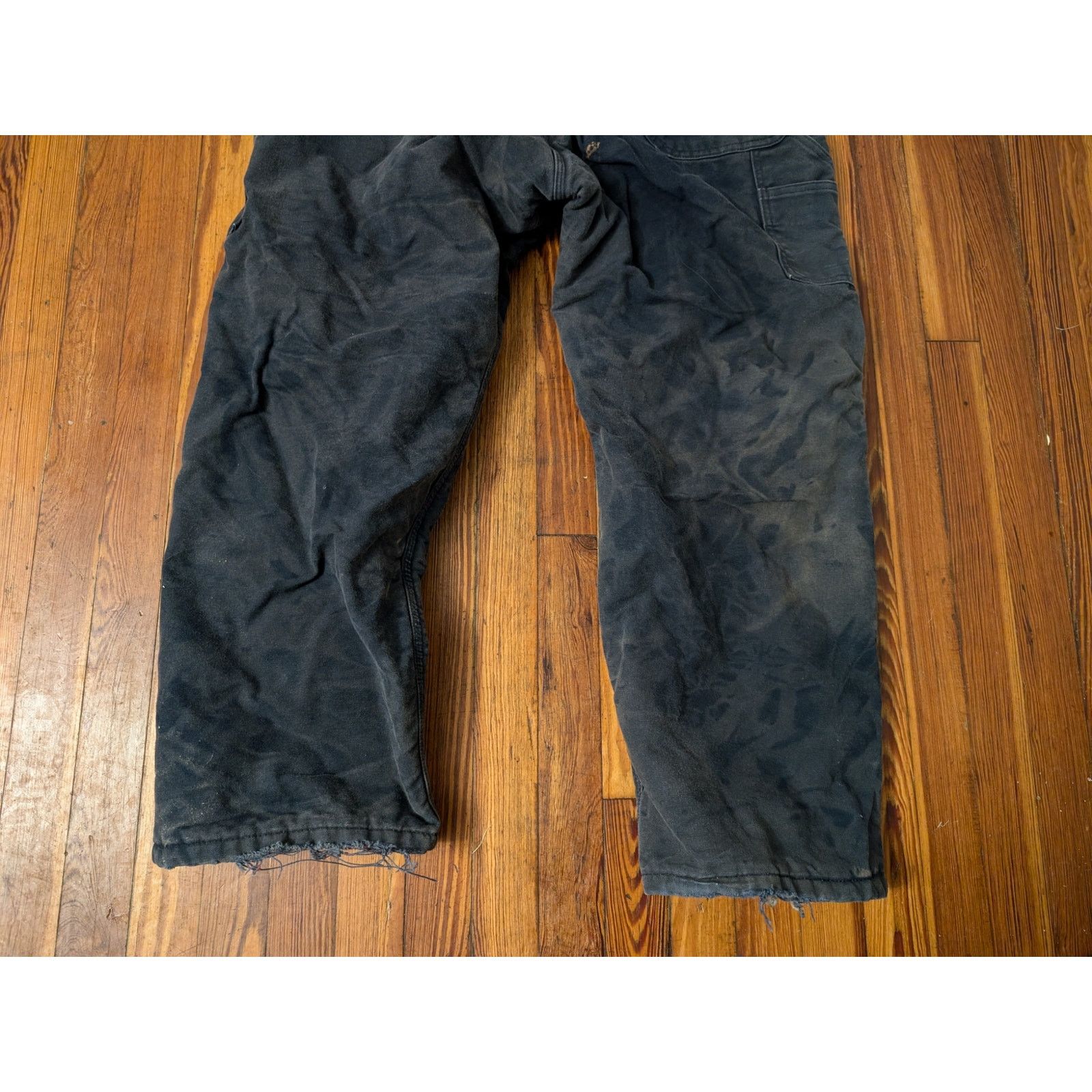 Carhartt Carhartt VTG Overalls Blue Size 44X30 Distressed Made in USA Size US 44 / EU 60 - 8 Thumbnail