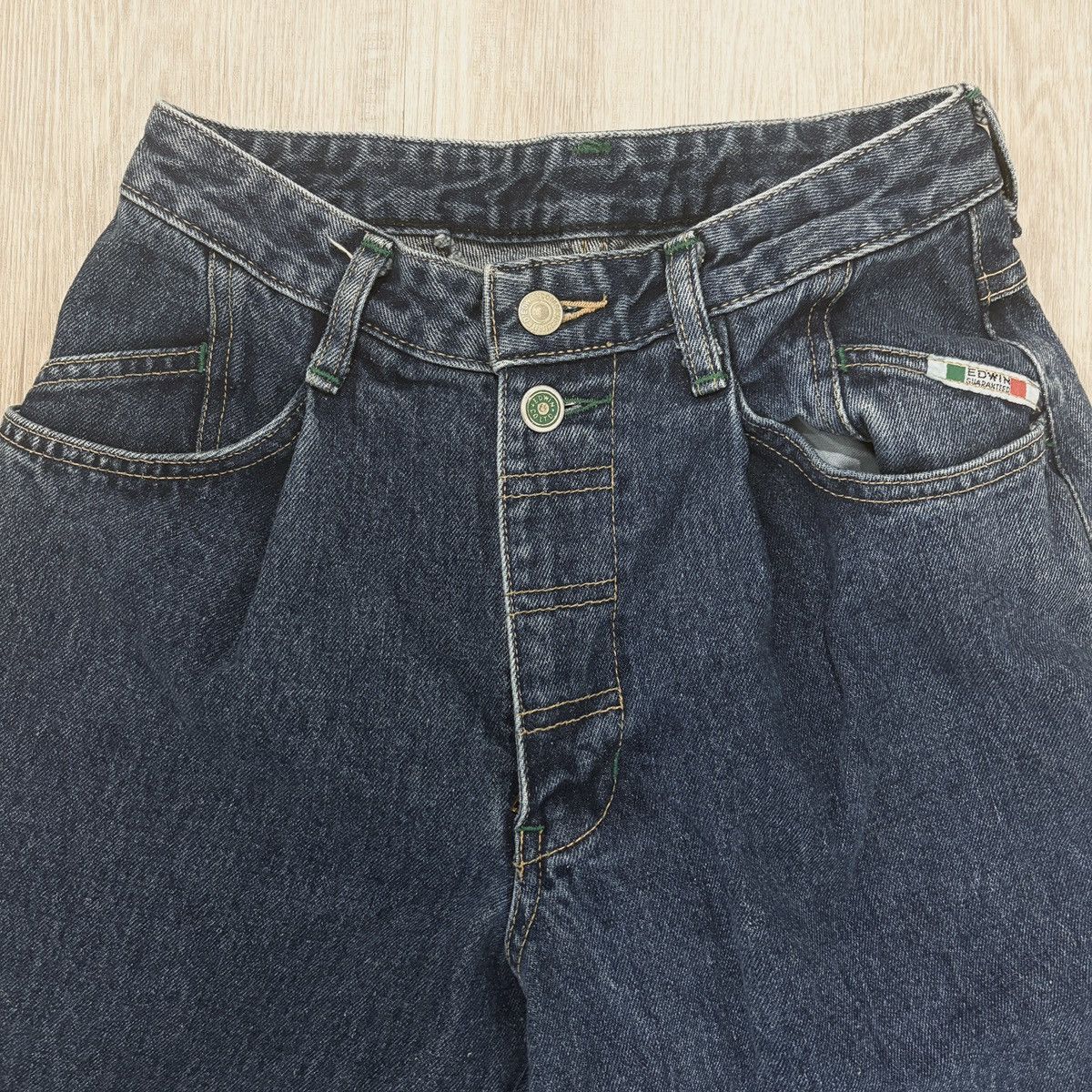 Edwin × Vintage Vintage Edwin Loose Tapered ED-019 Jeans Made in 🇨🇦 Size 26" / US 2 / IT 38 - 2 Thumbnail