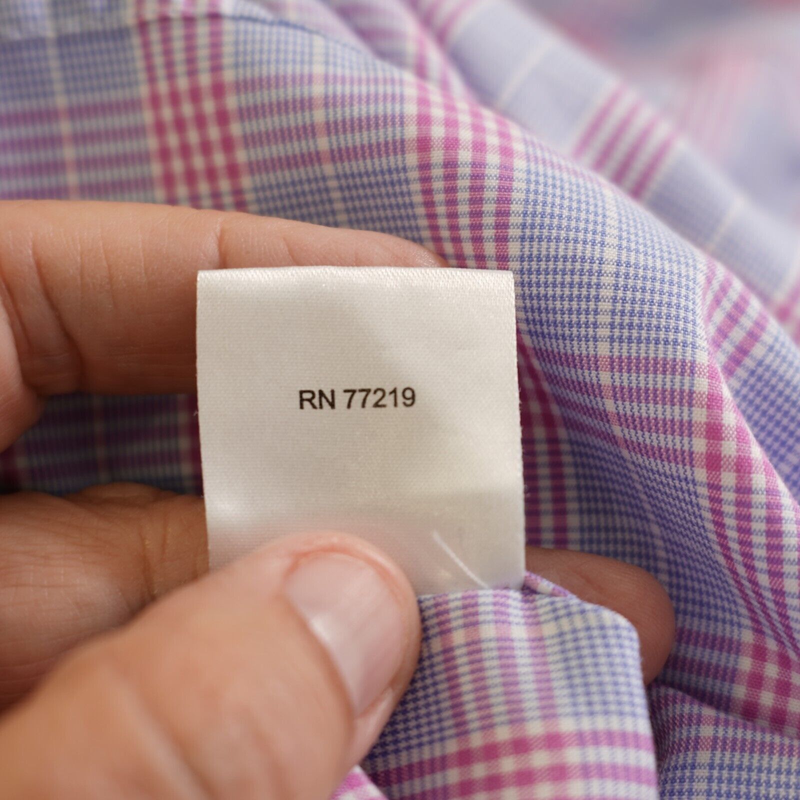 Pronto Uomo Pronto Uomo Pink Blue Plaid 15.5 32/33 Non Iron Slim Fit Col Size US S / EU 44-46 / 1 - 9 Thumbnail