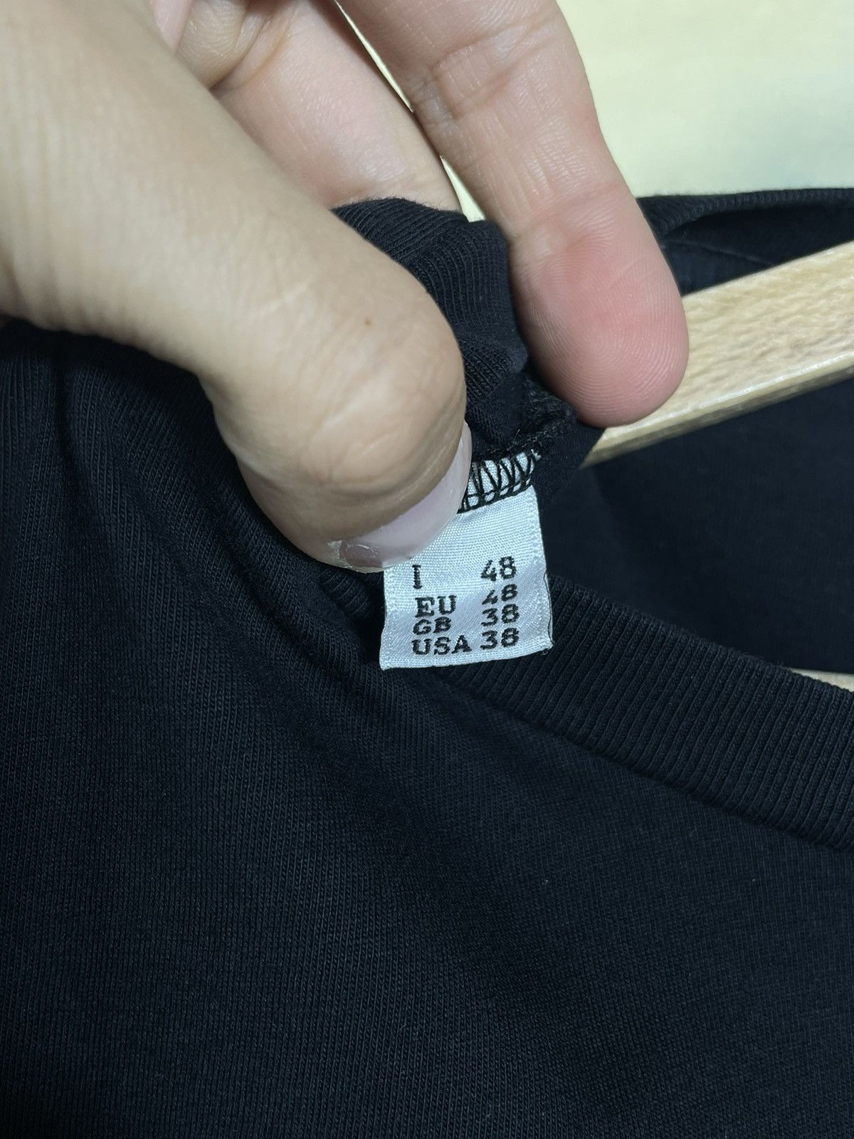 Designer × Moschino Moschino Couture Big Logo Black T-shirt Tee Luxury Designer Size US M / EU 48-50 / 2 - 8 Thumbnail