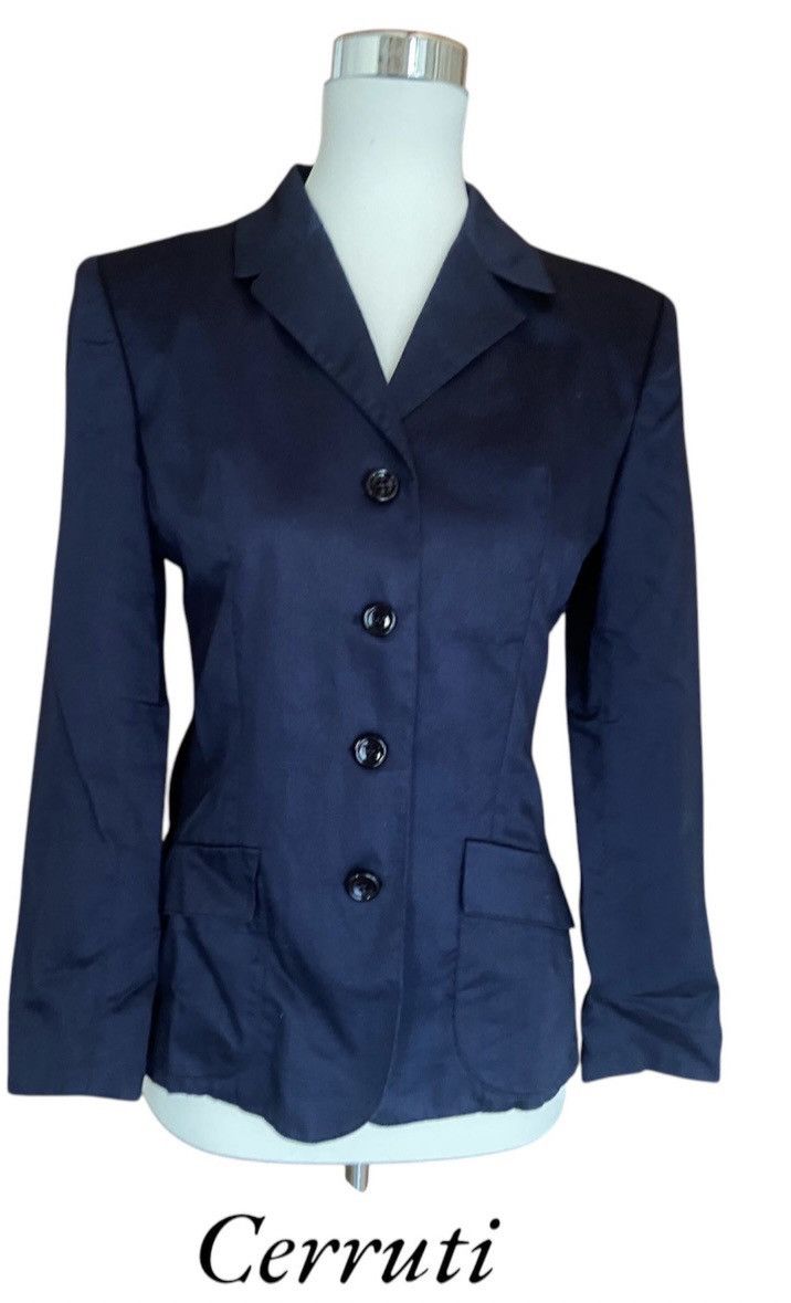Cerruti 1881 Cerruti Blue blazer Size S / US 4 / IT 40 - 1 Thumbnail