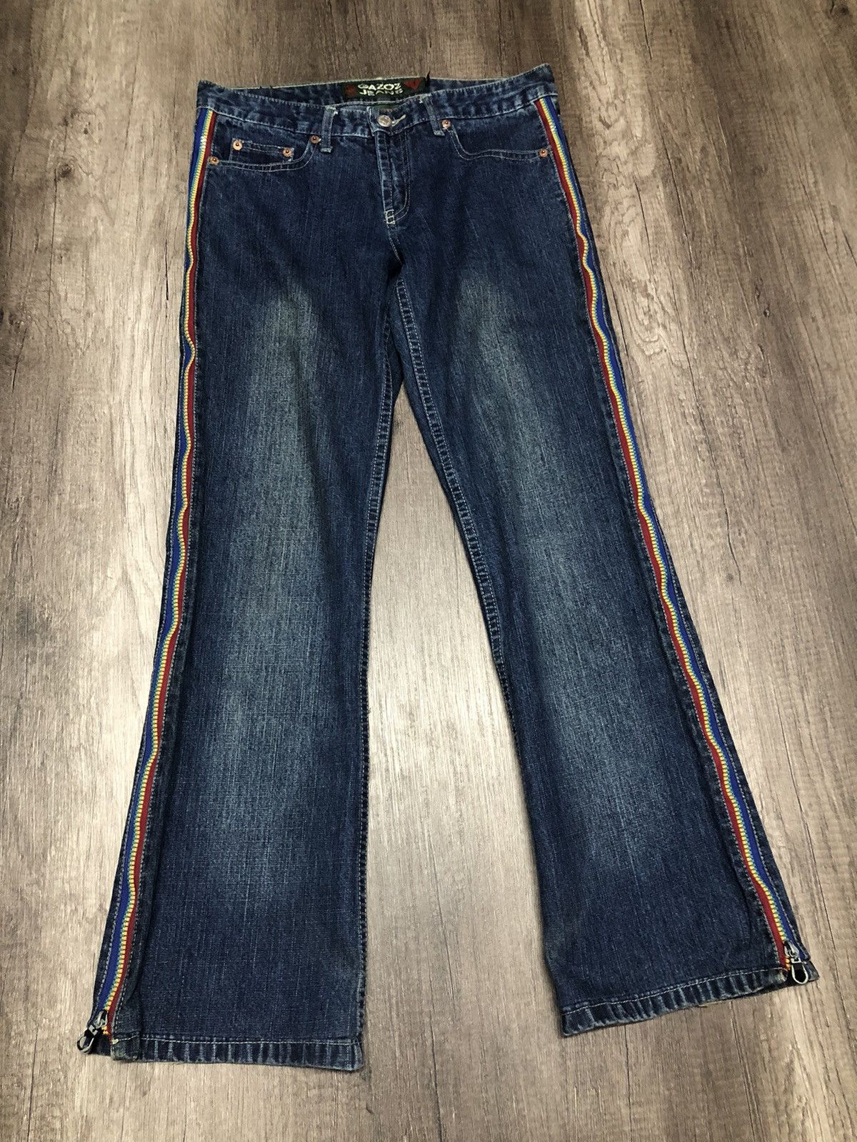 Designer × Hysteric Glamour Vintage Gazoz Jeans Rare Zipper Design Size US 29 - 1 Thumbnail
