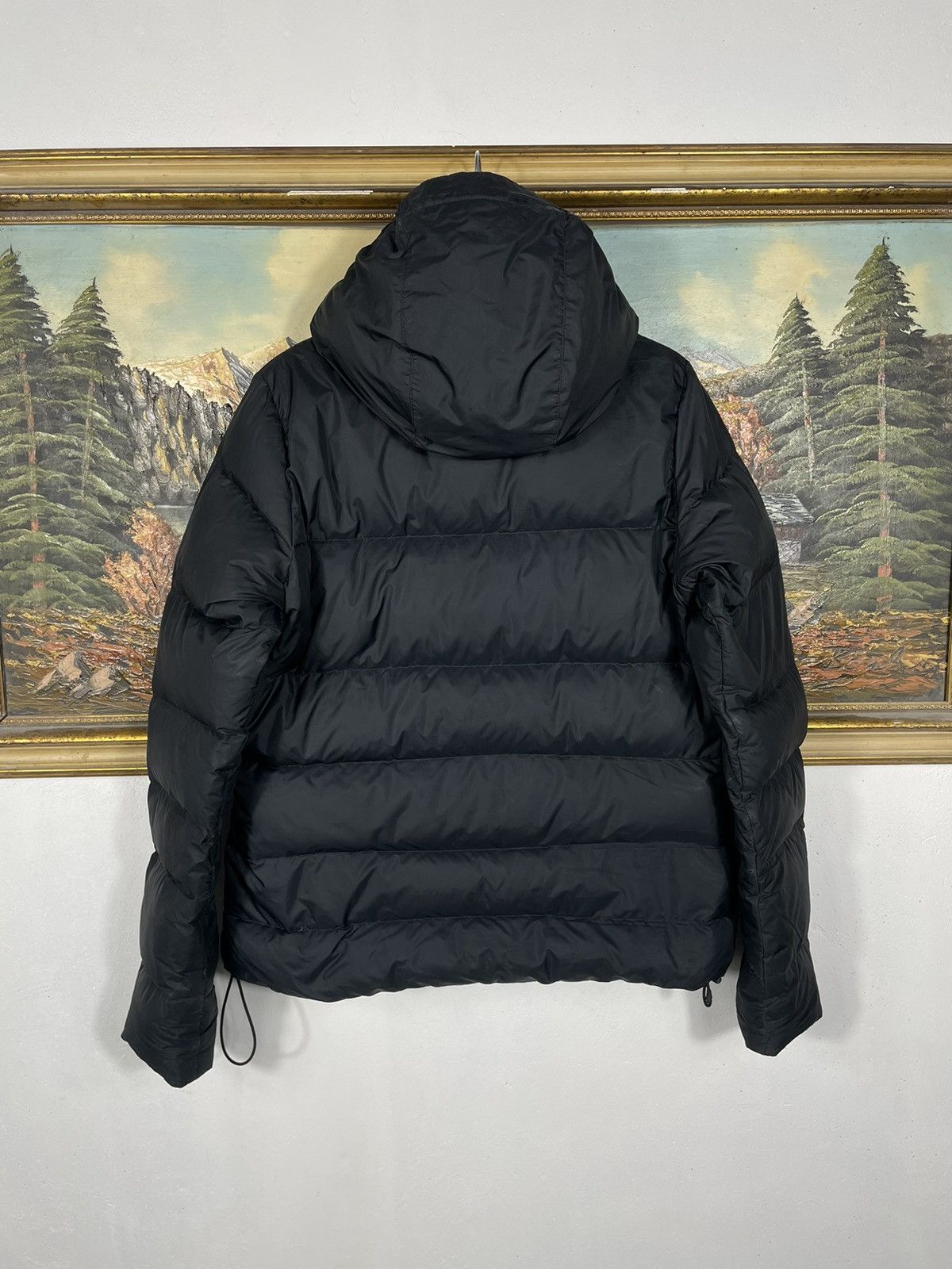 Nike × Vintage Nike Small Swoosh Zip Hoodie Jacket Black Y2k 00s Retro Size L / US 10 / IT 46 - 5 Thumbnail