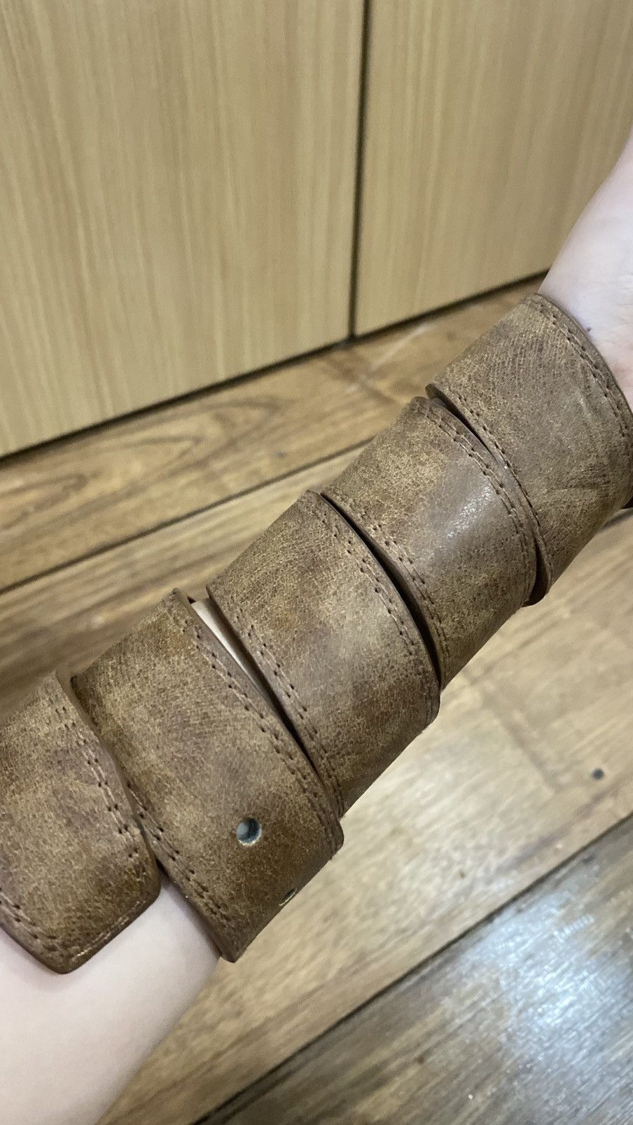 Vintage Y2K vintage belt leather Size ONE SIZE - 2 Thumbnail
