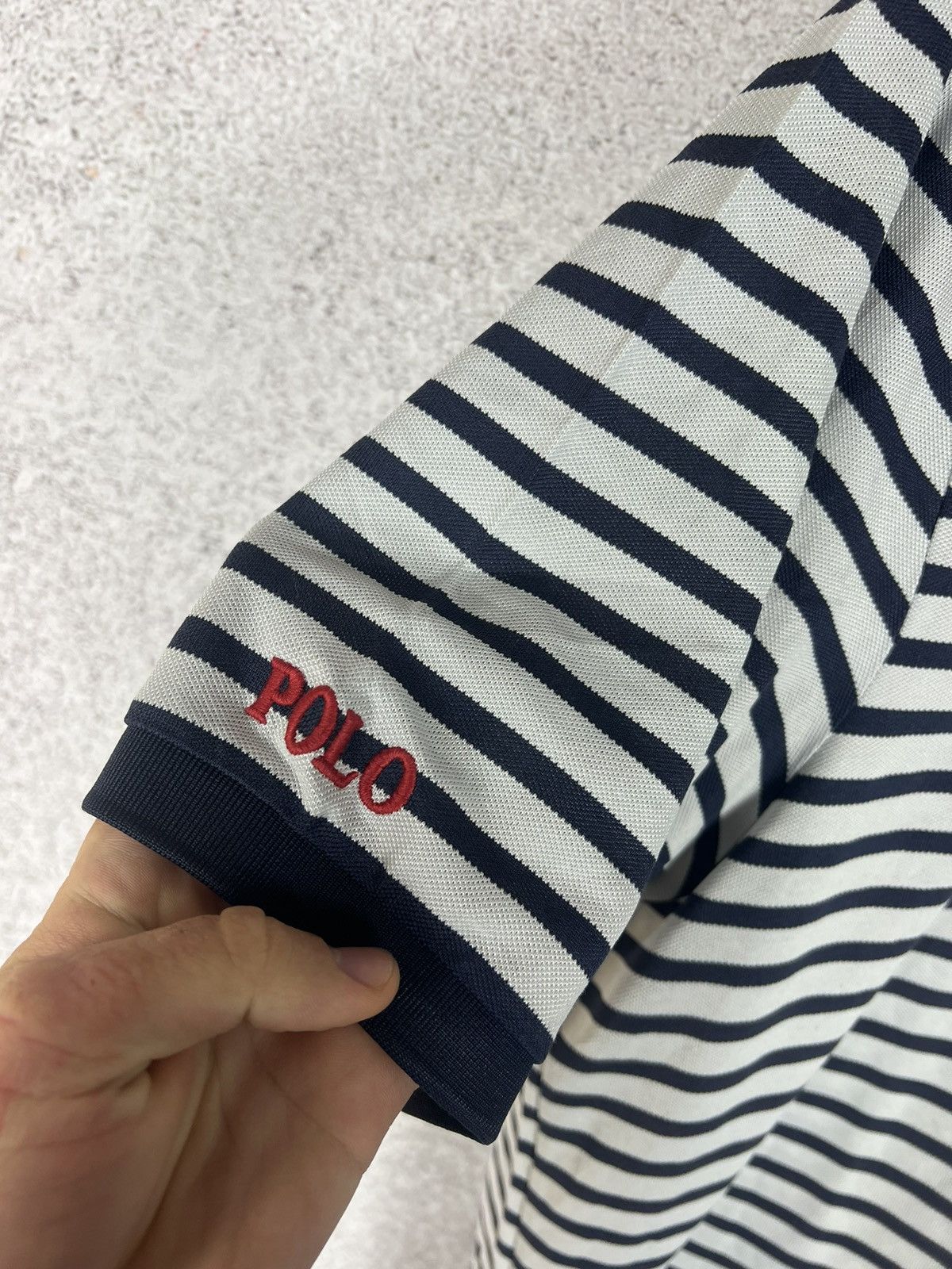 Polo Ralph Lauren Vintage Polo Ralph Lauren Golf Big Pony Striped Polo Shirt Size US XL / EU 56 / 4 - 5 Thumbnail