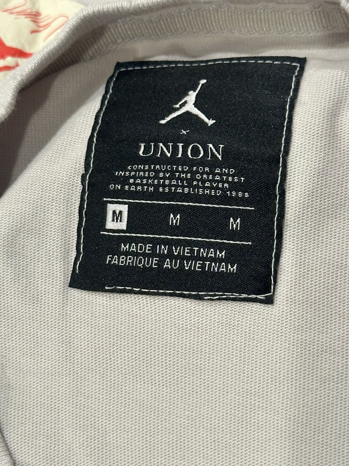 Jordan Brand × Union LA Jordan x Union M J T-Shirt Size US M / EU 48-50 / 2 - 5 Thumbnail