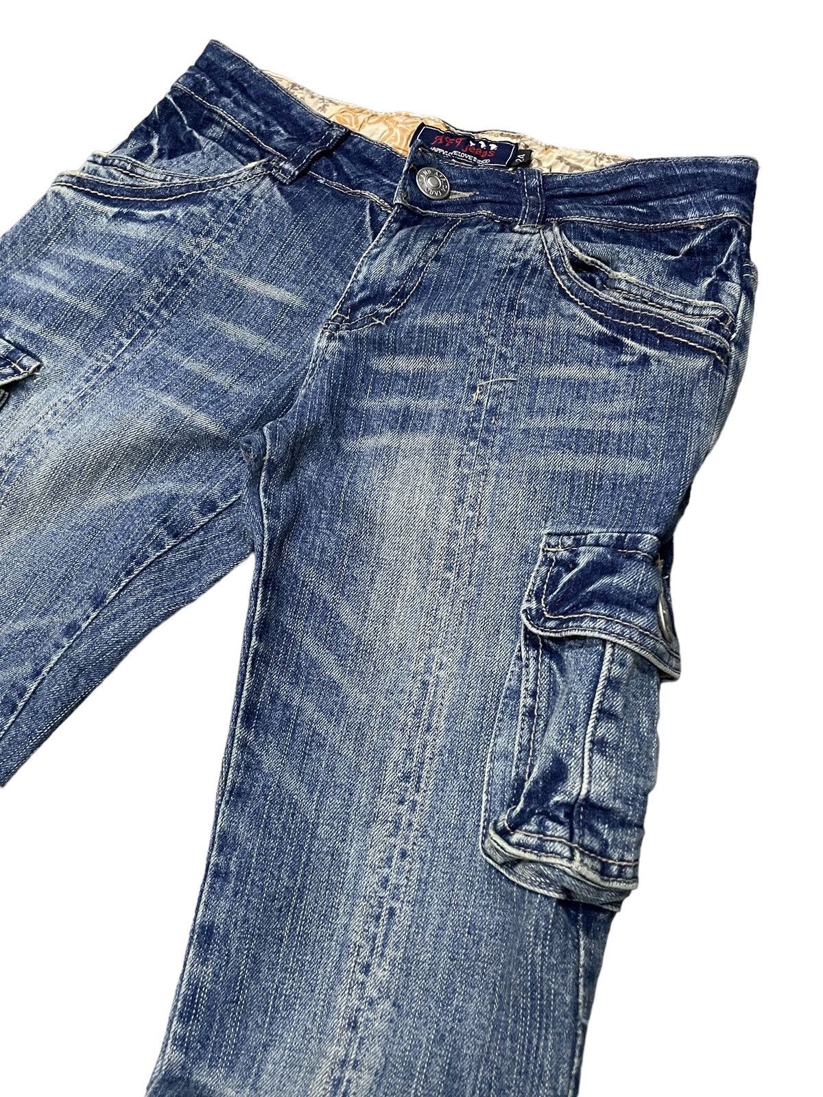 Hysteric Glamour AFT Japan Asymmetrical Cargo Flared Jeans Size 27" / US 4 / IT 40 - 8 Thumbnail