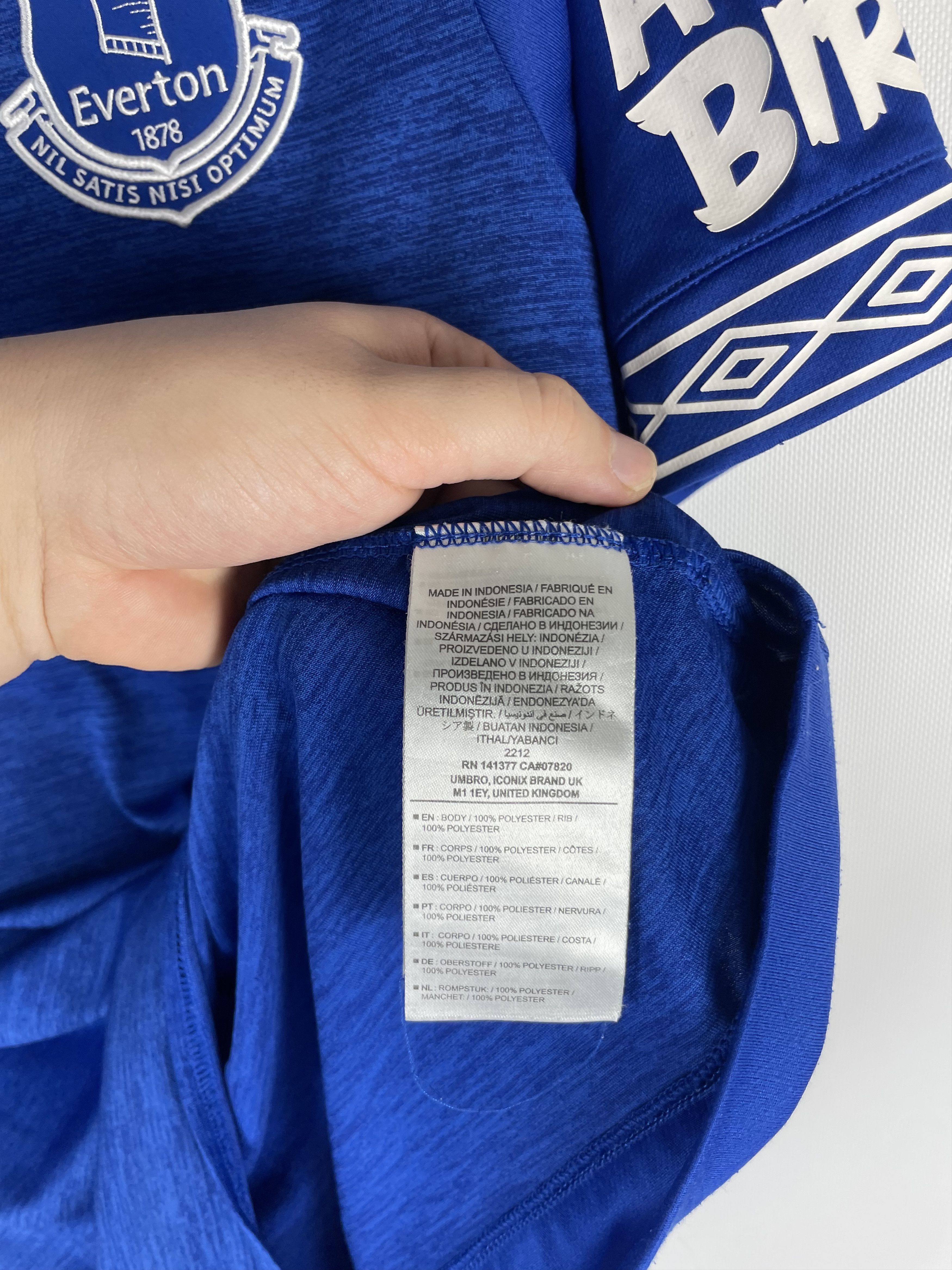 Umbro Everton Umbro Jersey Tee Size US XXL / EU 58 / 5 - 6 Thumbnail