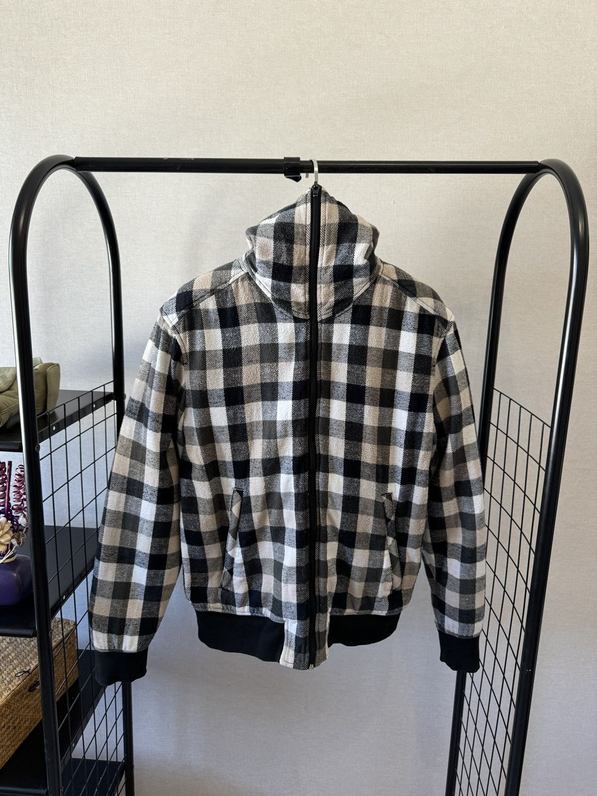 Diesel Diesel vintage y2k checkered flannel lined full zip jacket Size US L / EU 52-54 / 3 - 11 Thumbnail