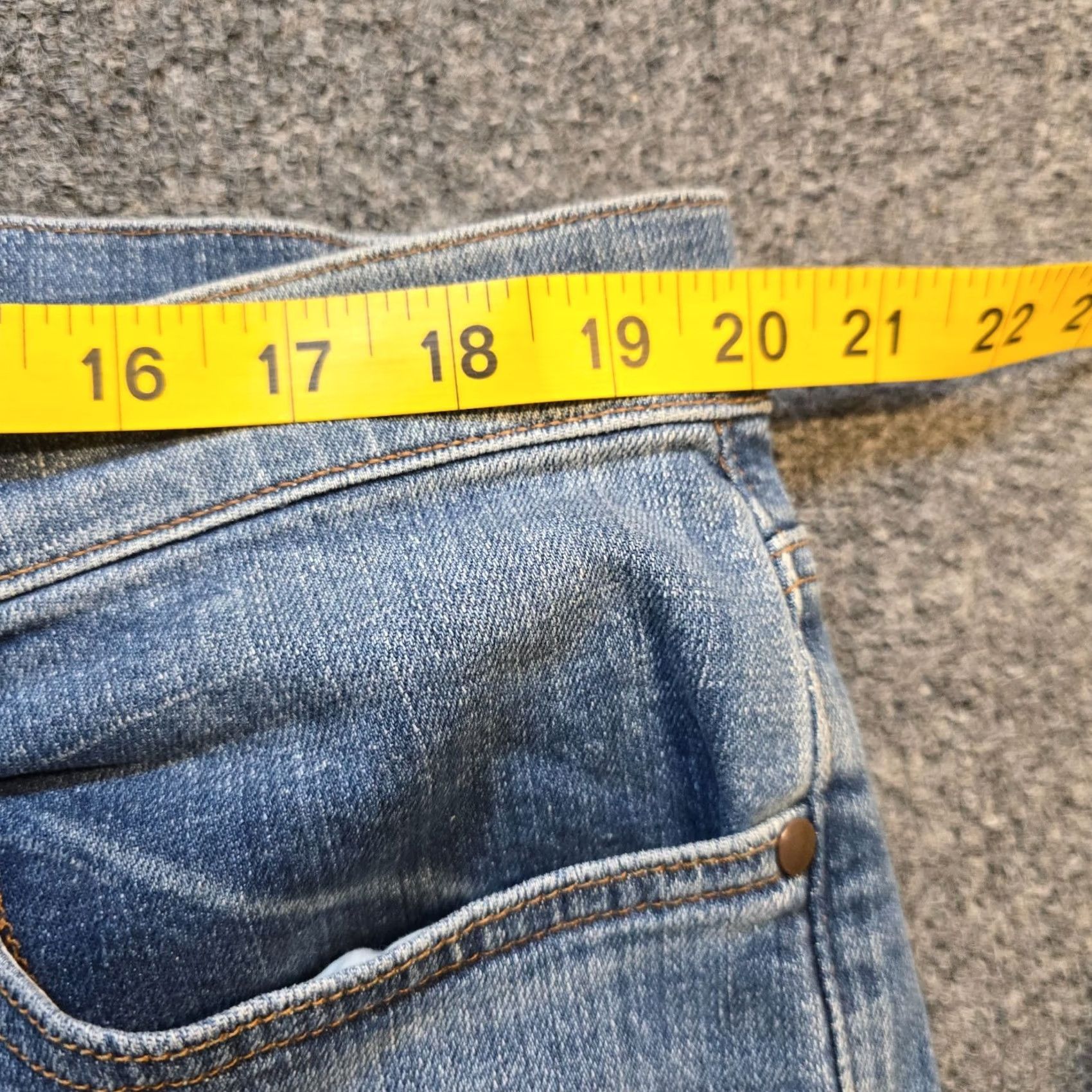 Eileen Fisher Eileen Fisher Jeans Women Size 16 Blue Denim Regular Tapered Stretch Pants Casual Preppy 5-Pocket Womens Size 38" / US 16 / IT 52 - 5 Thumbnail