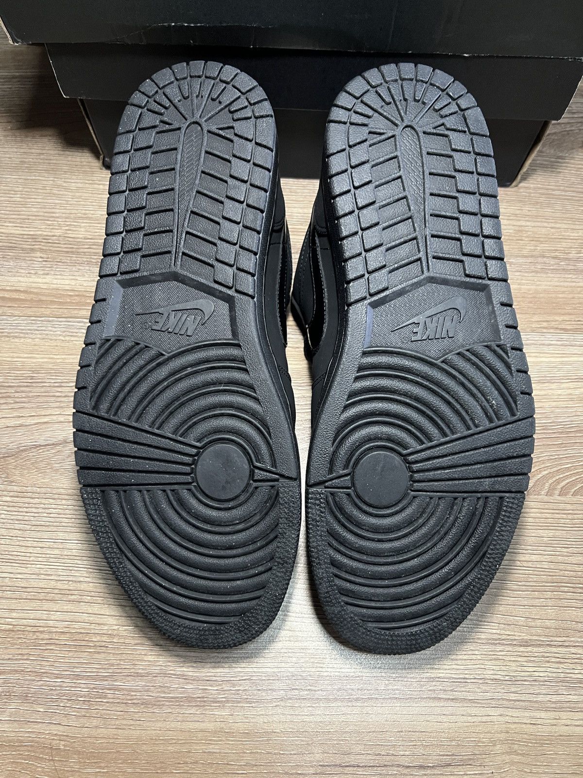 Jordan Brand Jordan 1 Low Triple Black Suede Size US 10.5 / EU 43-44 - 3 Thumbnail