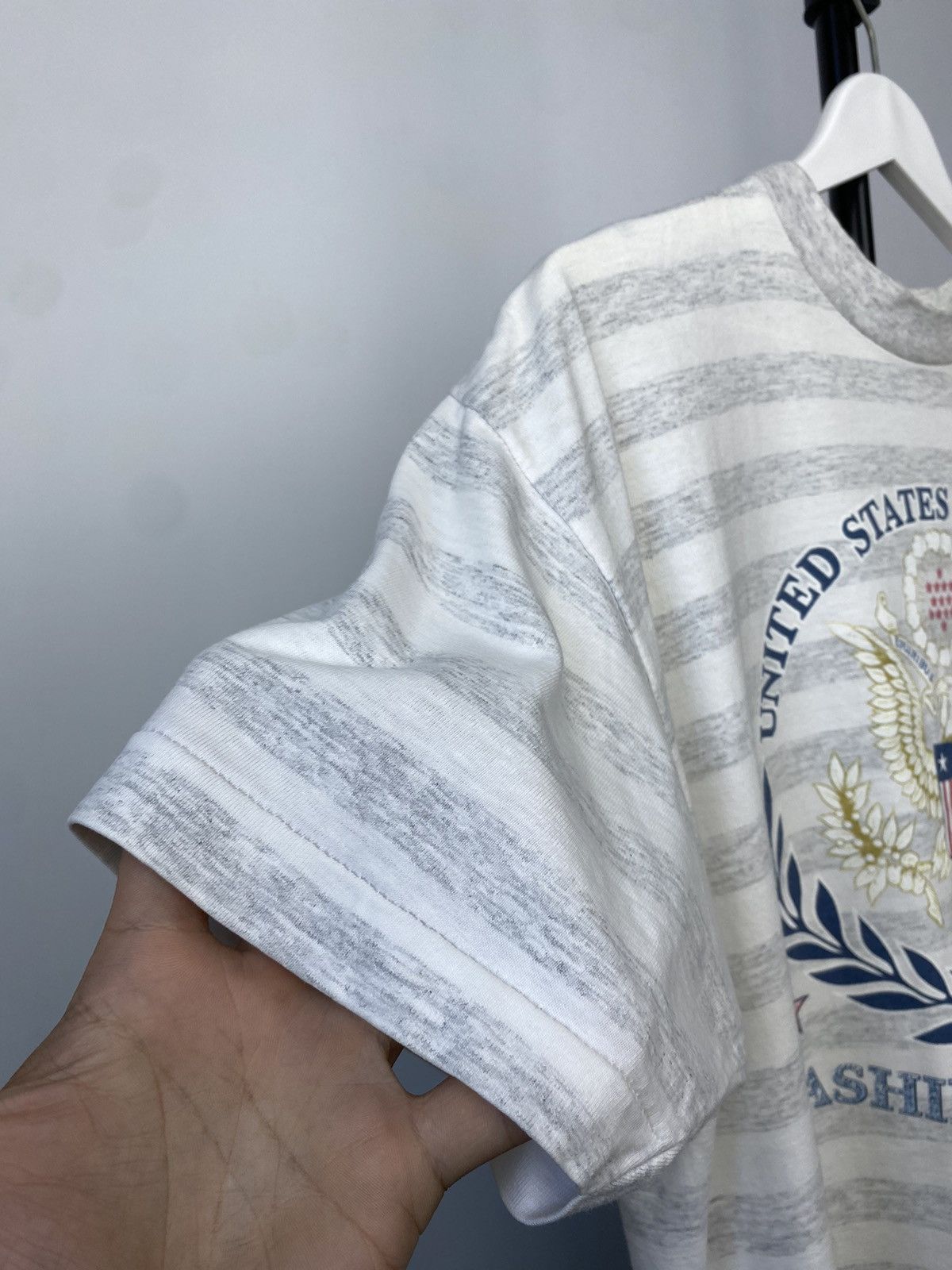 Band Tees × Vintage Vintage 90s Washington USA LOGO Graphic t shirt Size US L / EU 52-54 / 3 - 9 Thumbnail
