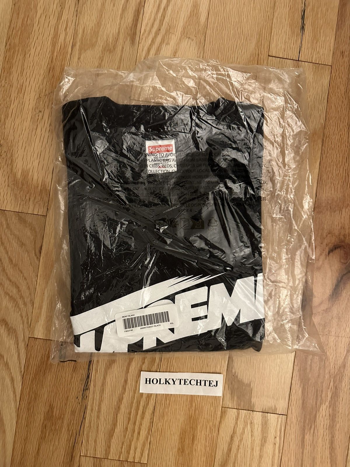 Supreme Supreme Mont Blanc Tee Size US XXL / EU 58 / 5 - 2 Thumbnail