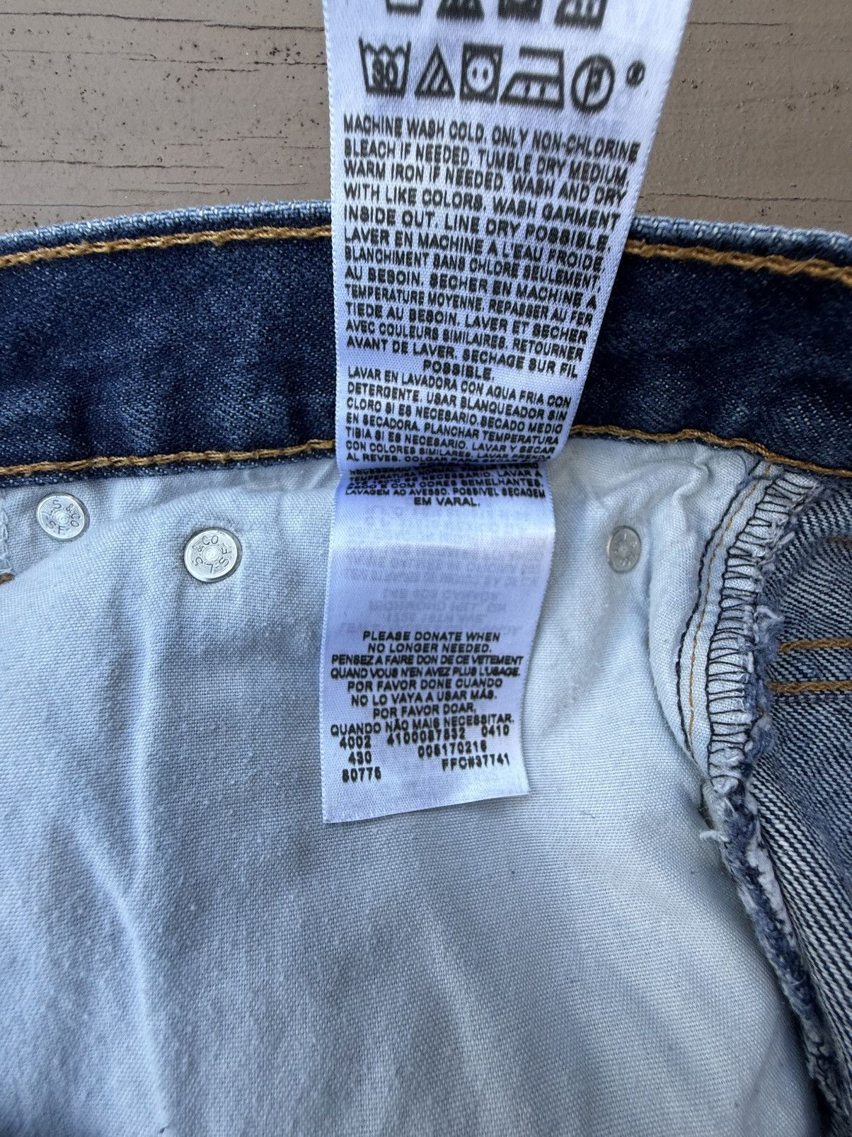 Levi's Made & Crafted Levi's 517 Bootcut Denim Blue Jeans Mens Size 42 X 30 Dark Size US 42 / EU 58 - 12 Thumbnail