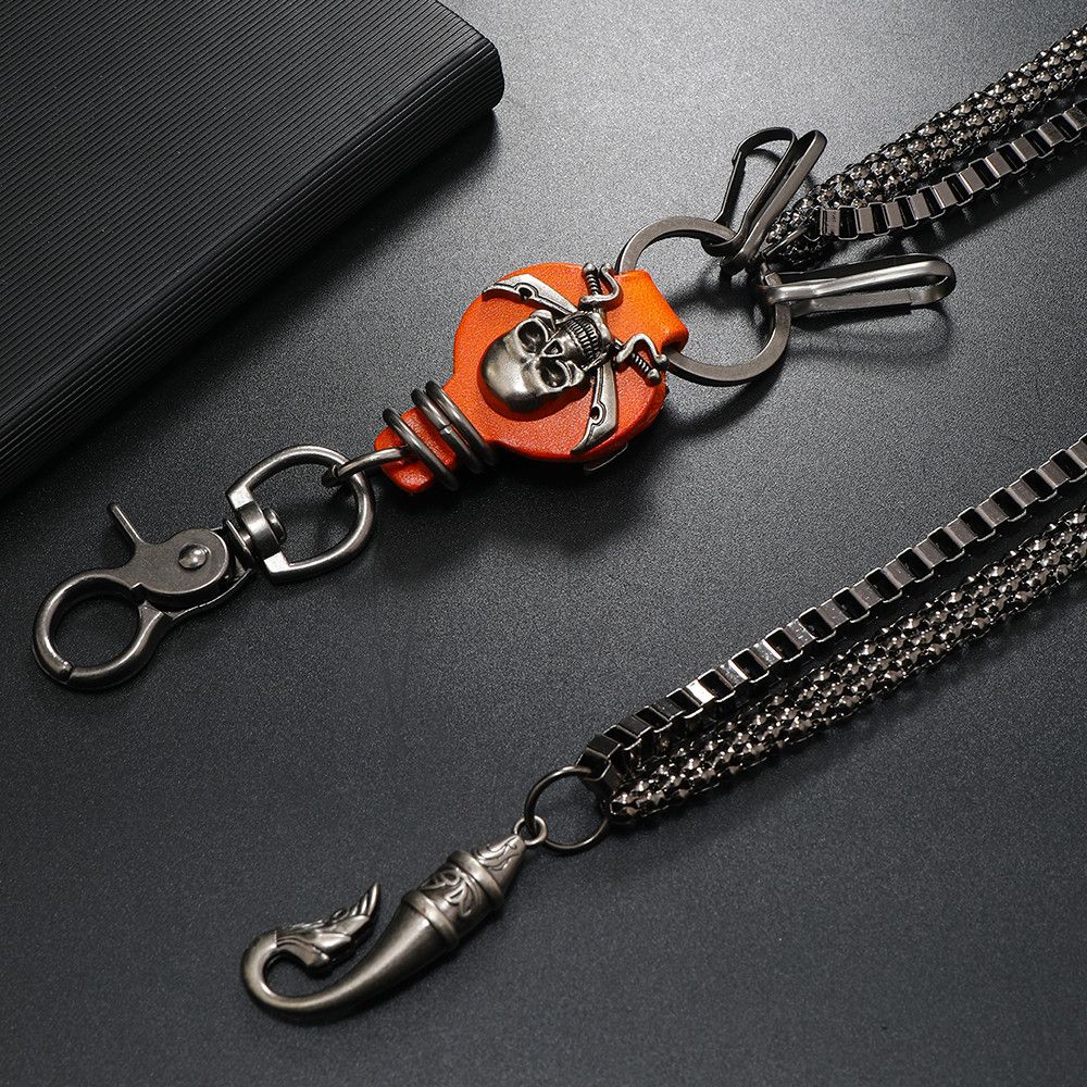 Japanese Brand × Jewelry Hanging Skull Double-Layer Key Chain Size ONE SIZE - 6 Thumbnail
