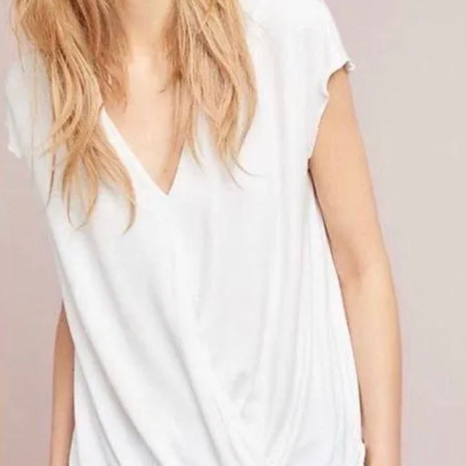 Anthropologie Saturday Sunday Anthropologie Clarissa Surplice Front Top S Size S / US 4 / IT 40 - 1 Thumbnail