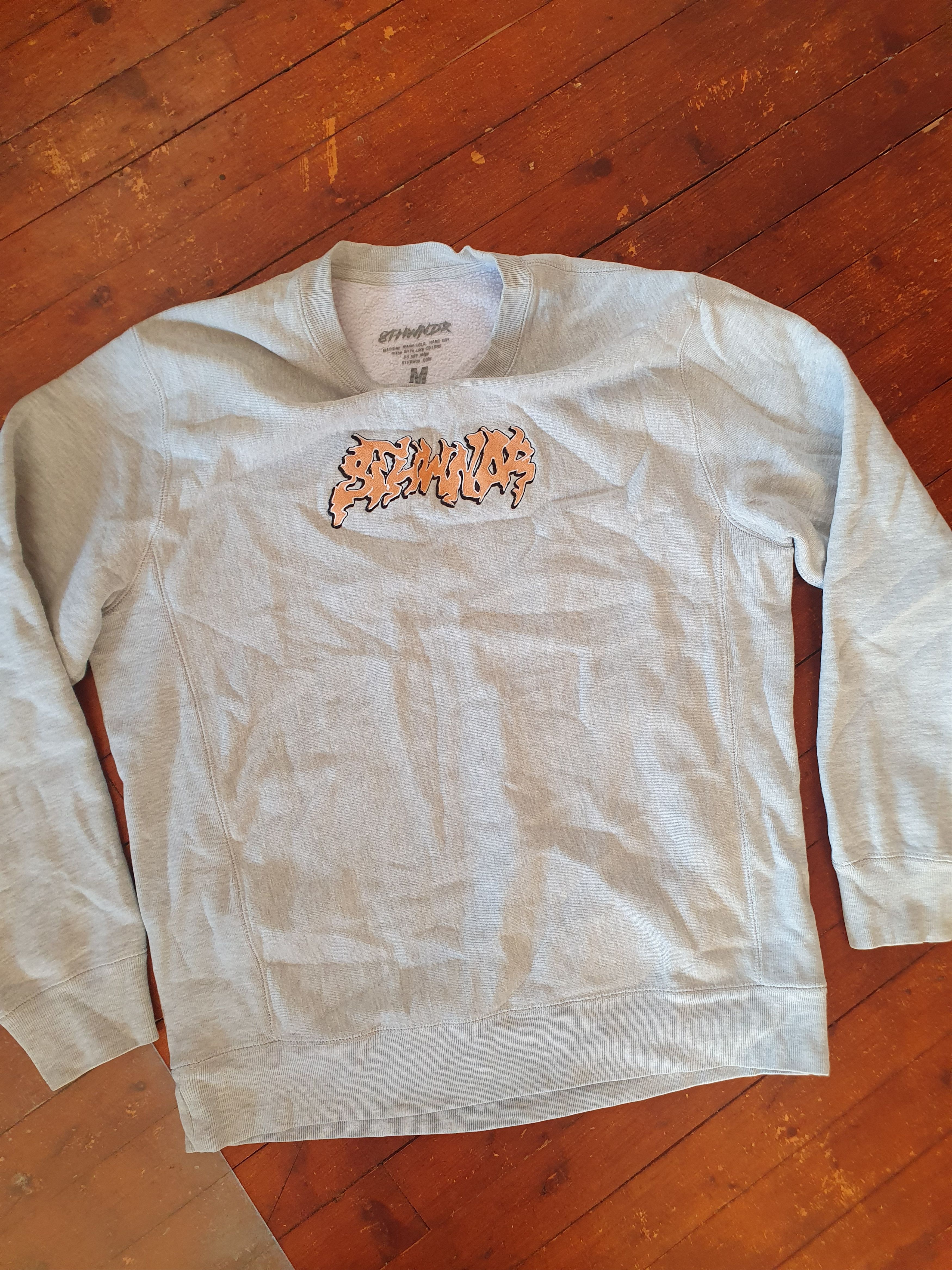 8THWNDR 8thwndr Sweatshirt Embroidery Spell Out sz M Size US M / EU 48-50 / 2 - 6 Thumbnail