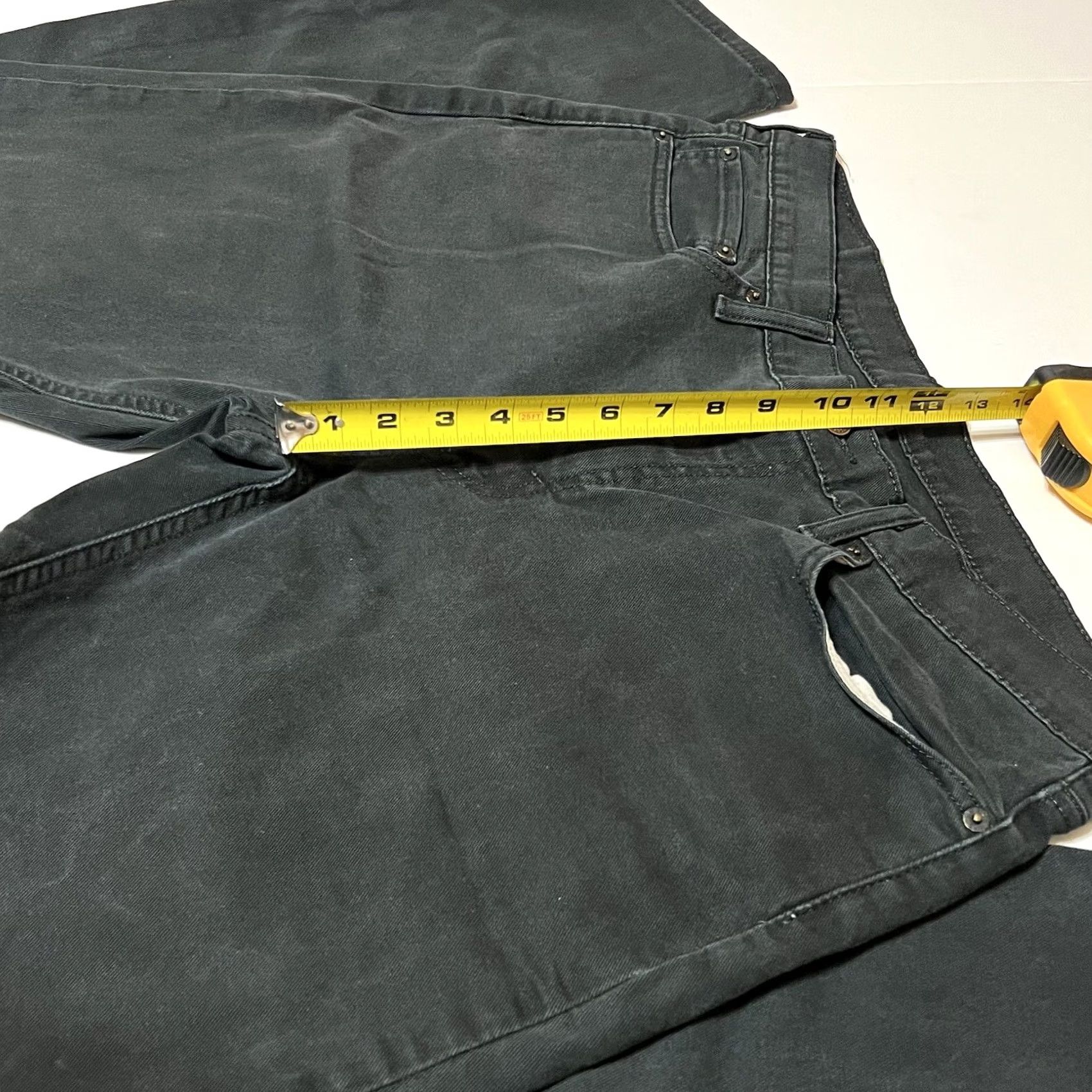 Levi's Levi's 541 Athletic Taper Jeans Mens 36x32 Black Denim Button Zip Cotton Blend Denim 5-Pocket Mens Regular 32 Unisex? Size US 36 / EU 52 - 4 Thumbnail
