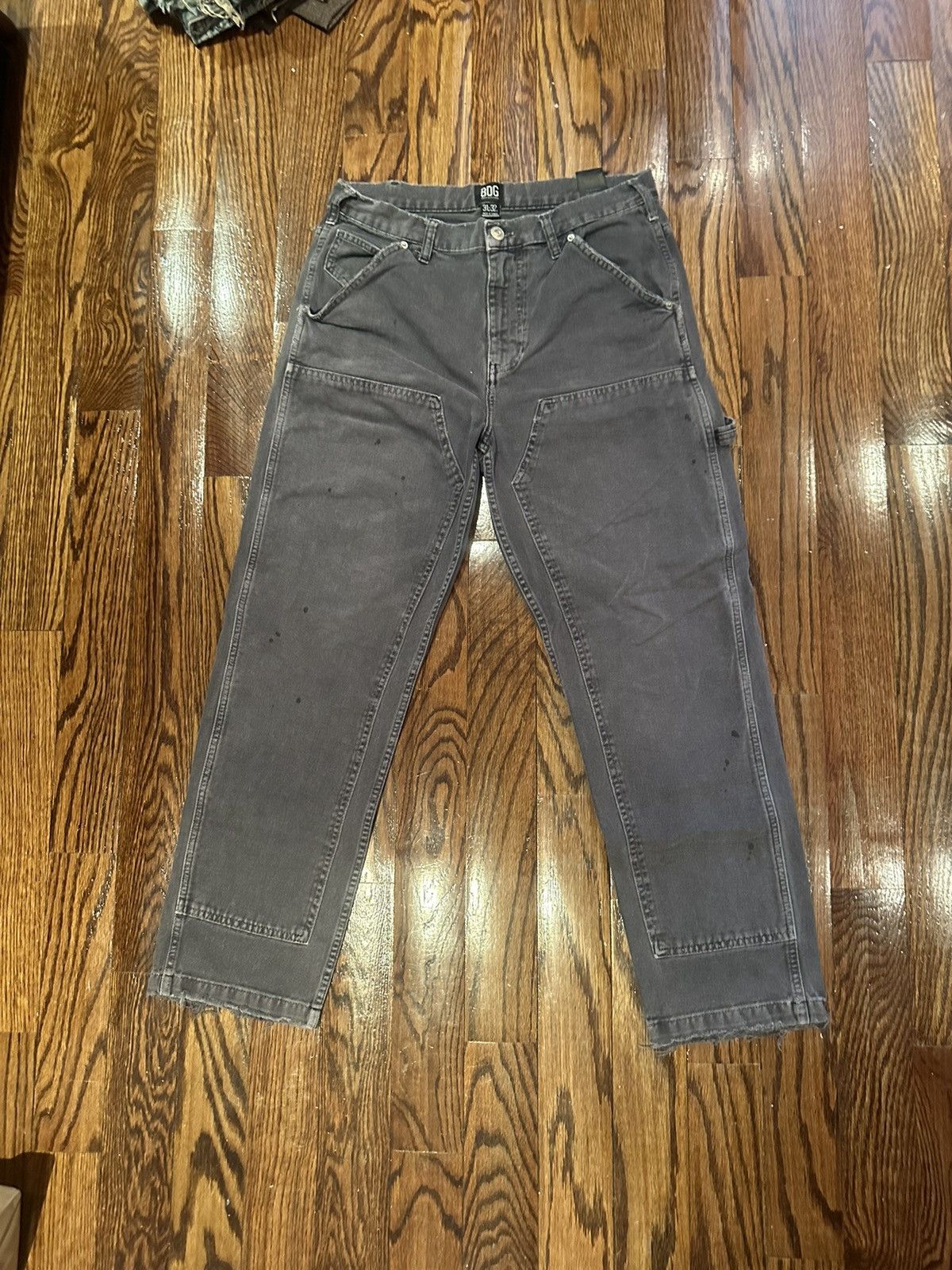 Vintage Vintage Black Double Knees Size US 31 - 1 Thumbnail