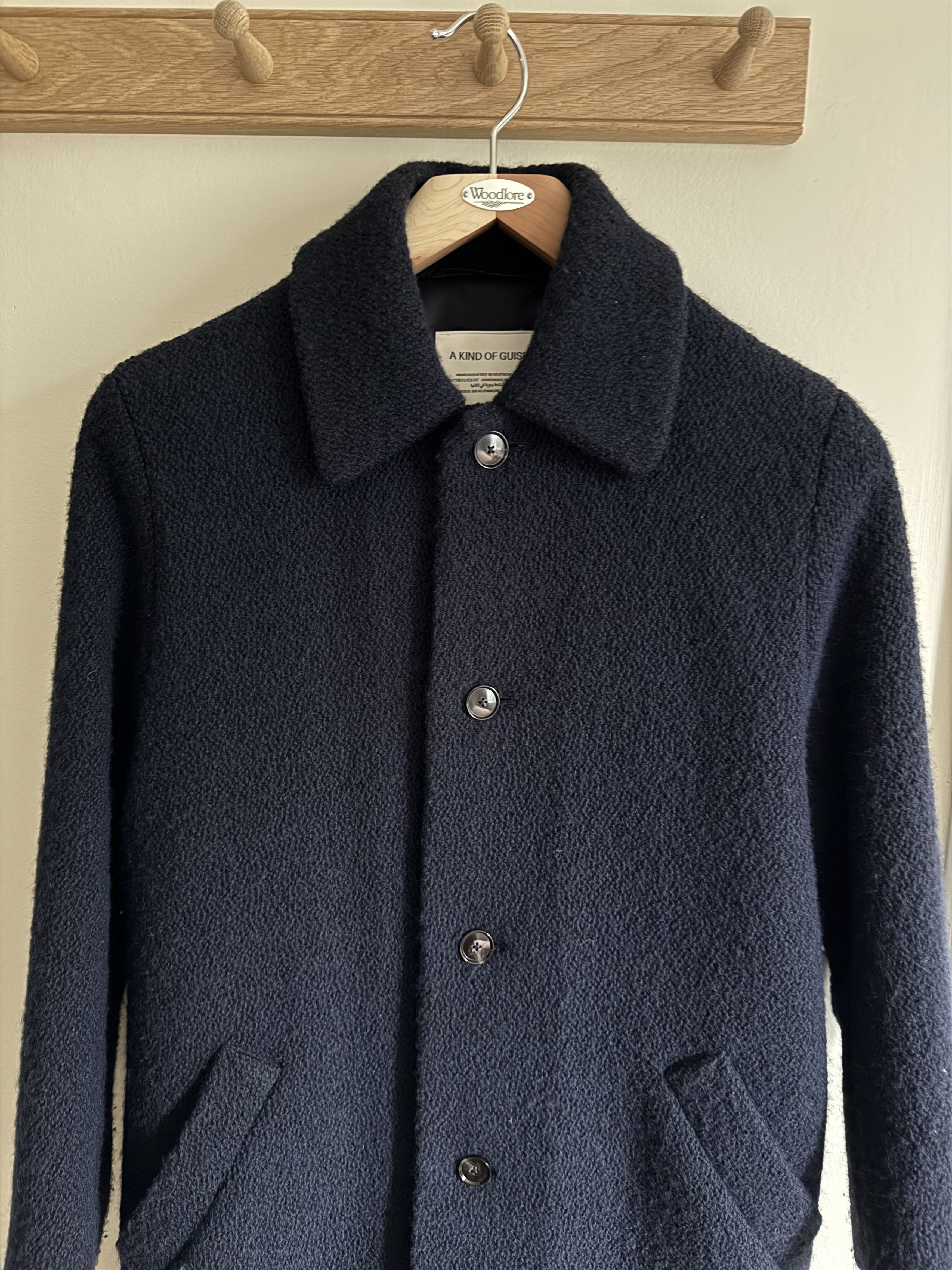 A Kind Of Guise Mcnamara Mac Coat - Blue Night (Tailored/shortened XS) Size US S / EU 44-46 / 1 - 6 Thumbnail