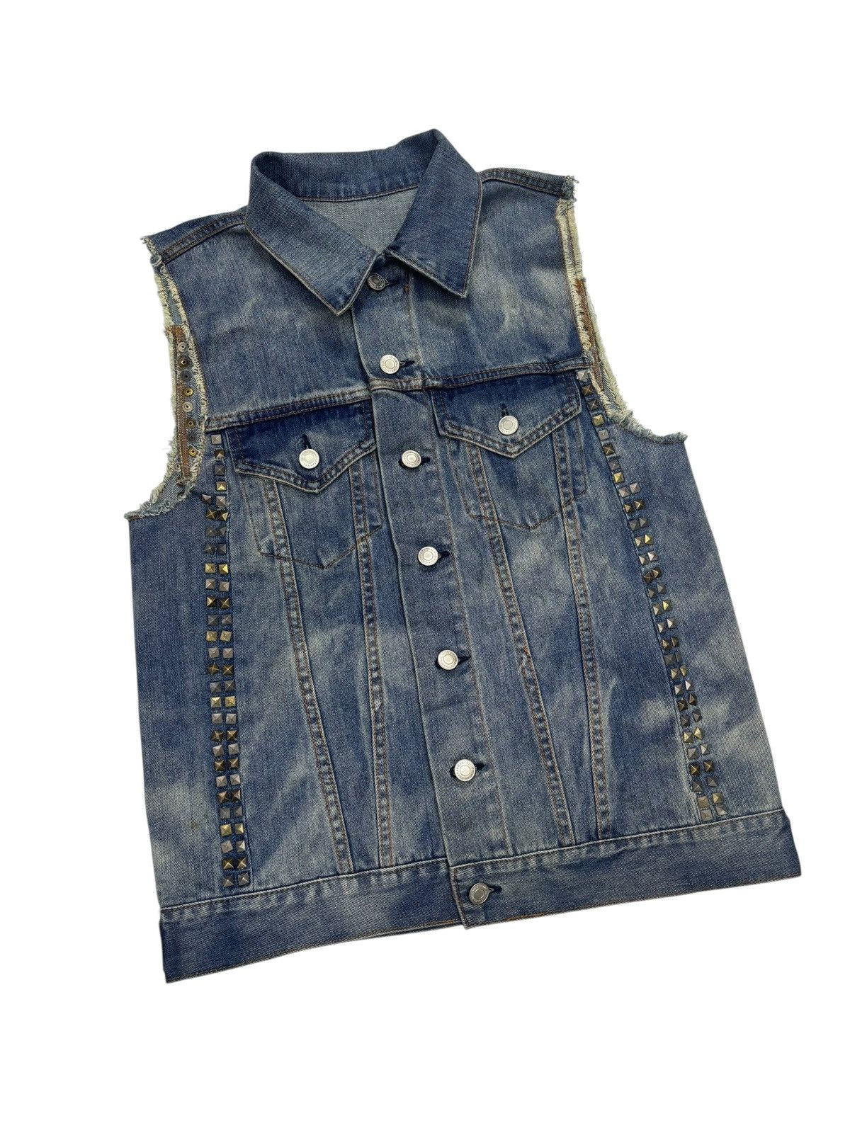 Hysteric Glamour × Undercover RARE❤️‍🔥PUNK STUDDED DRWCYS DENIM VEST Size US S / EU 44-46 / 1 - 5 Thumbnail