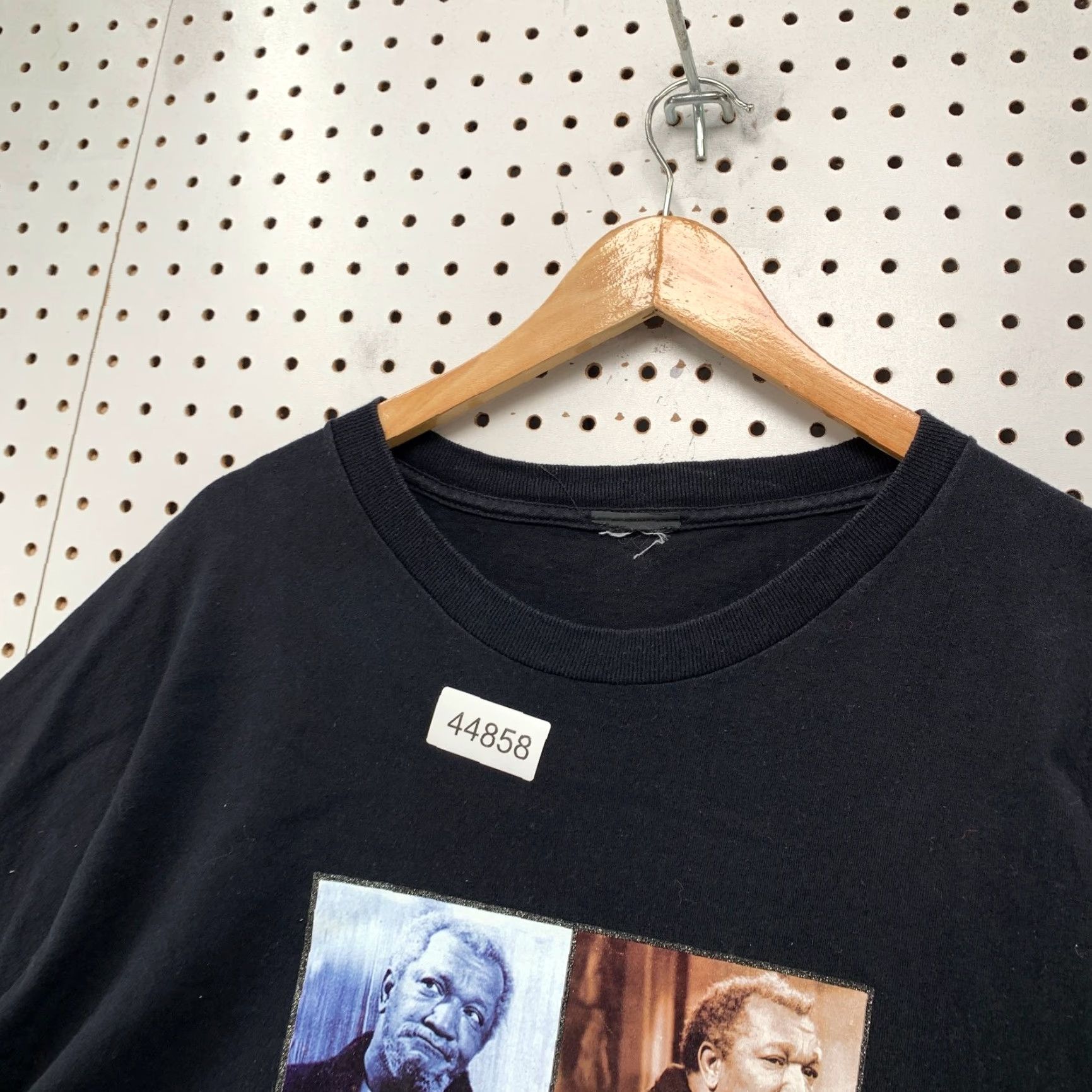 Gildan VINTAGE Redd Fox Sanford Sons Shirt Mens 3XL Black TV Show Short Sleeve Size US XXL / EU 58 / 5 - 6 Thumbnail