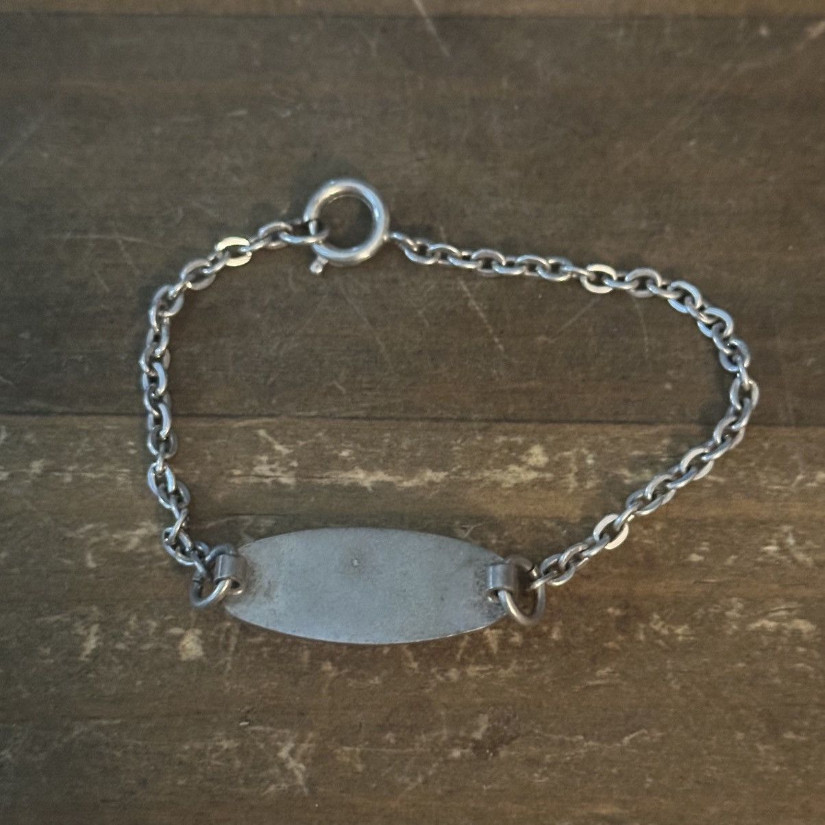Vintage Vintage silver tone white and blue flower porcelain bracelet Size ONE SIZE - 4 Thumbnail