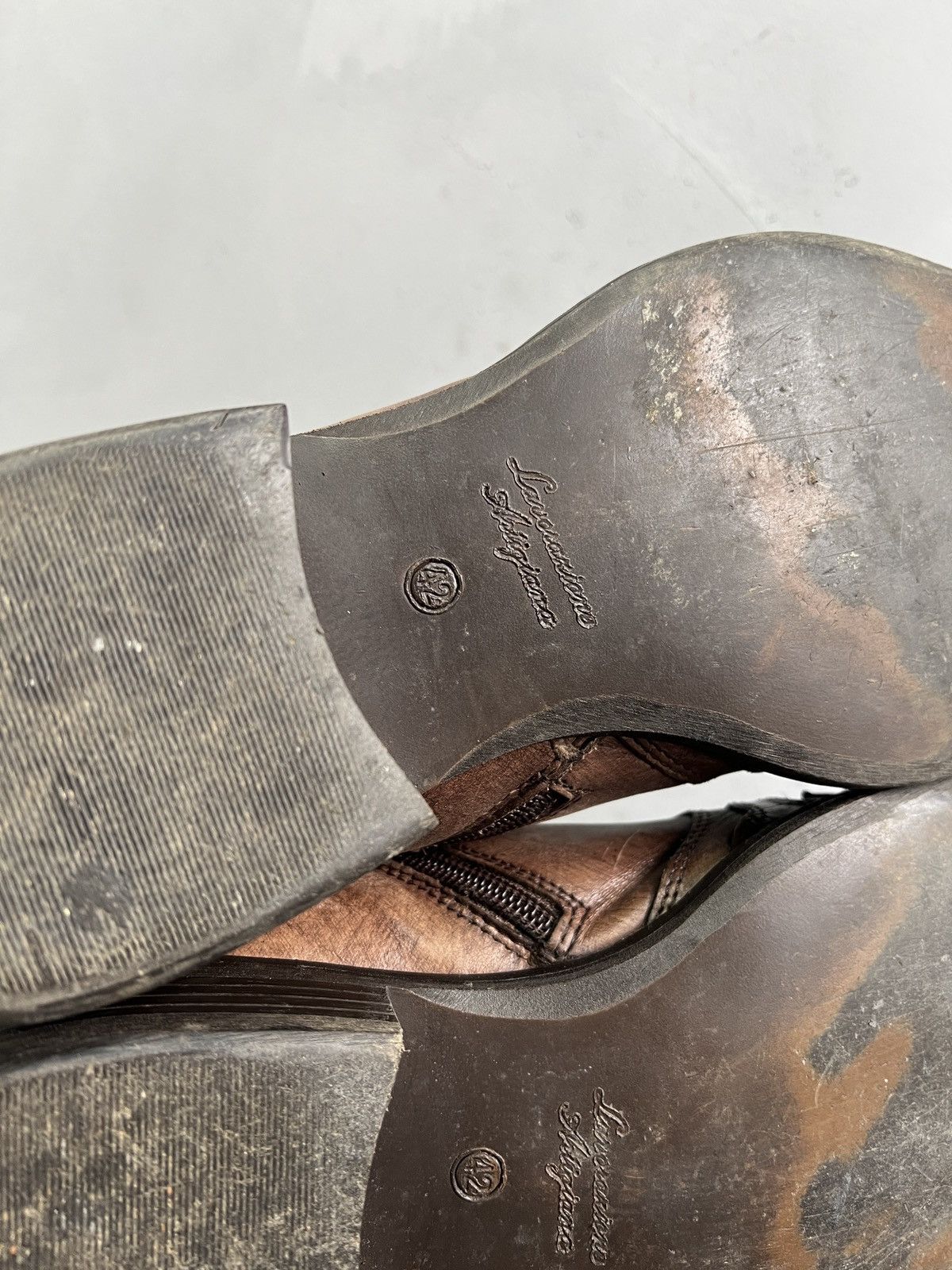Hedi Slimane Hedi Slimane style leather western boots y2k style biker Size US 9 / EU 42 - 10 Thumbnail