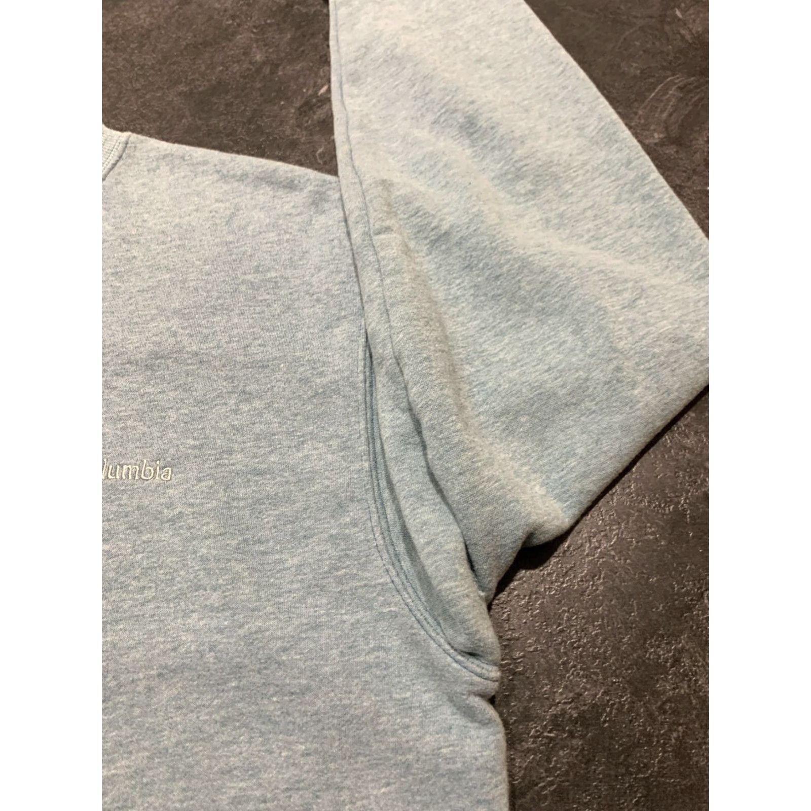 Vintage Columbia Pullover Sweatshirt Adult Medium Seafoam Green Fleece Lined Soft Mens Size US M / EU 48-50 / 2 - 2 Thumbnail