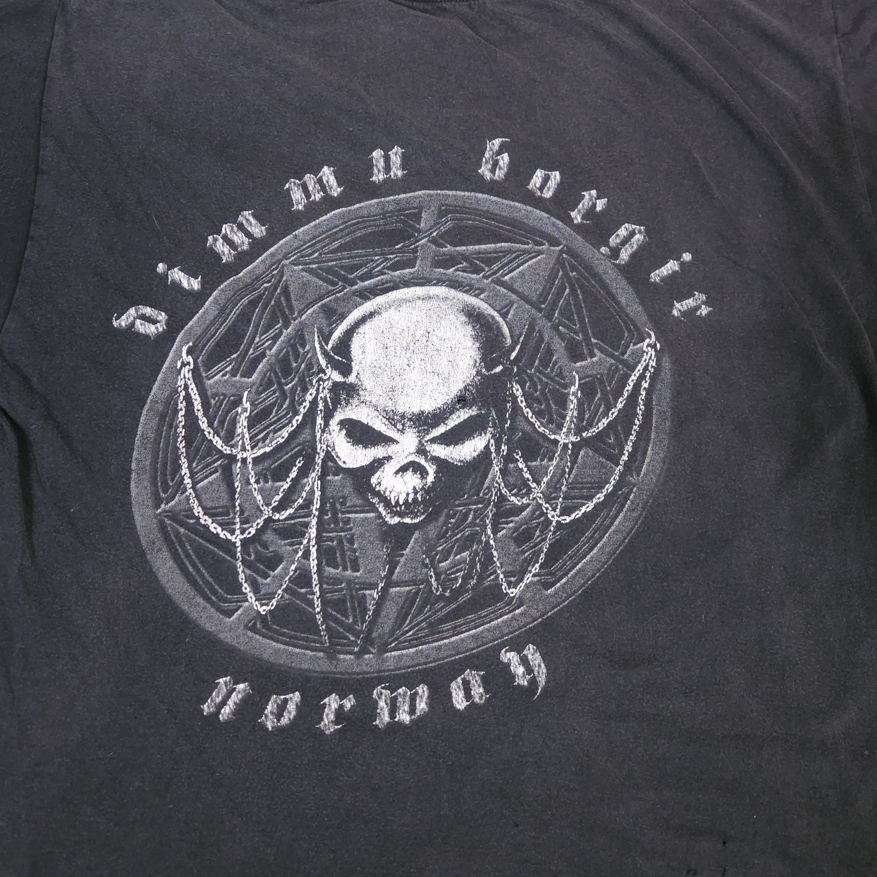 Band Tees Vintage Dimmu Borgir Norway T-shirt Death Metal Distress Size US XL / EU 56 / 4 - 4 Thumbnail