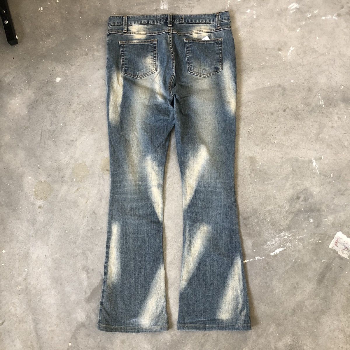 Japanese Brand Vintae Bluejam Poem flare jeans 🍒 Size US 33 - 12 Thumbnail