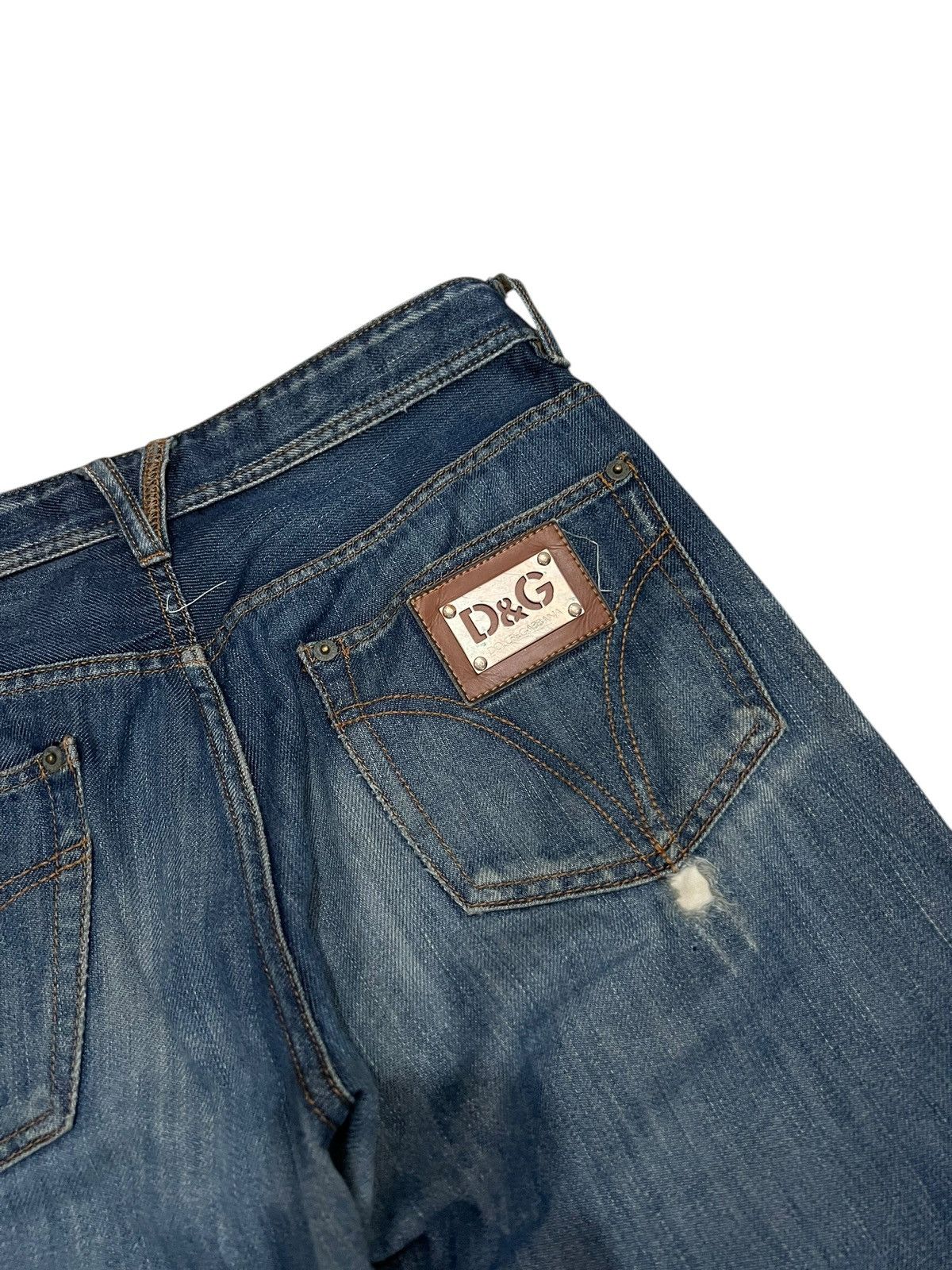 Dolce & Gabbana Vintage Dolce & Gabbana Distress Jean Size US 31 - 15 Thumbnail