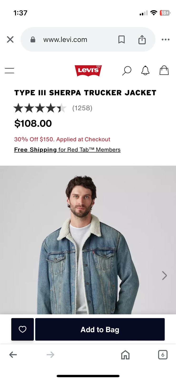 Levi's Levi’s Type III Sherpa Trucker Jacket Size US S / EU 44-46 / 1 - 7 Thumbnail