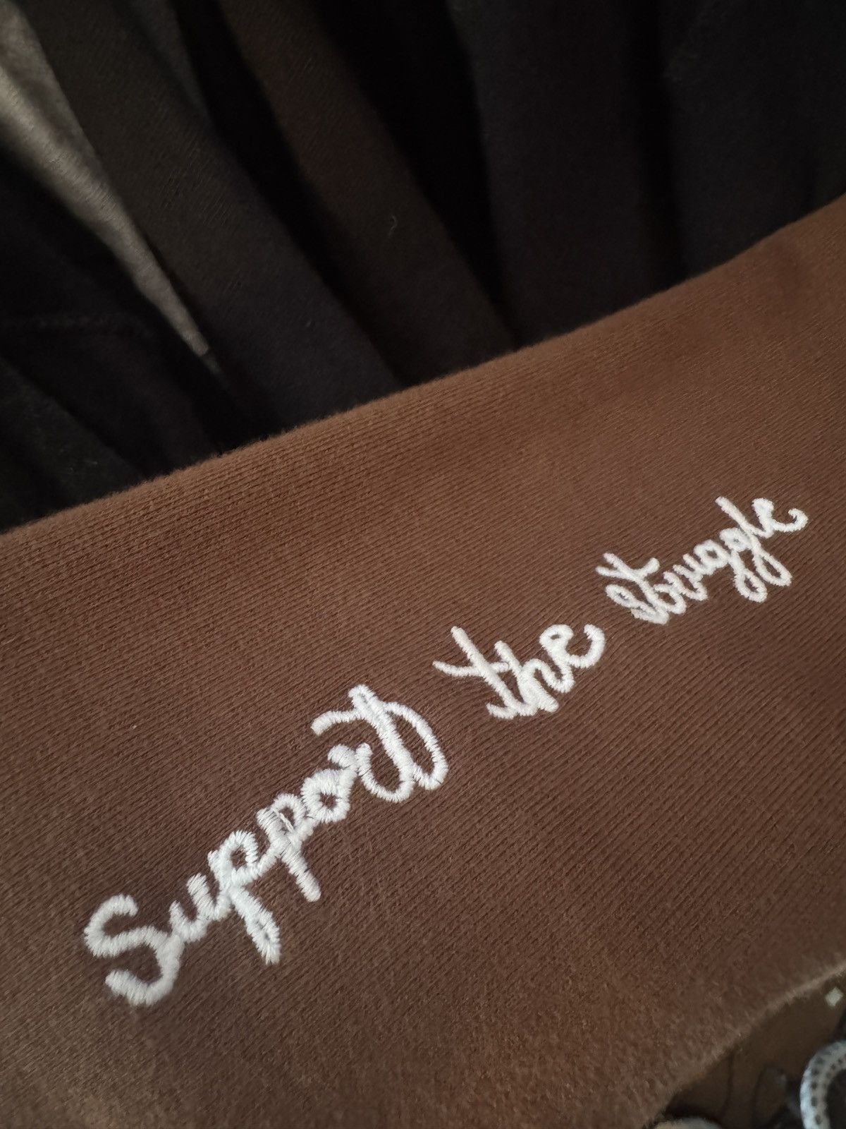 Designer Reception Embroidered Brown Hoodie Size US XL / EU 56 / 4 - 4 Thumbnail