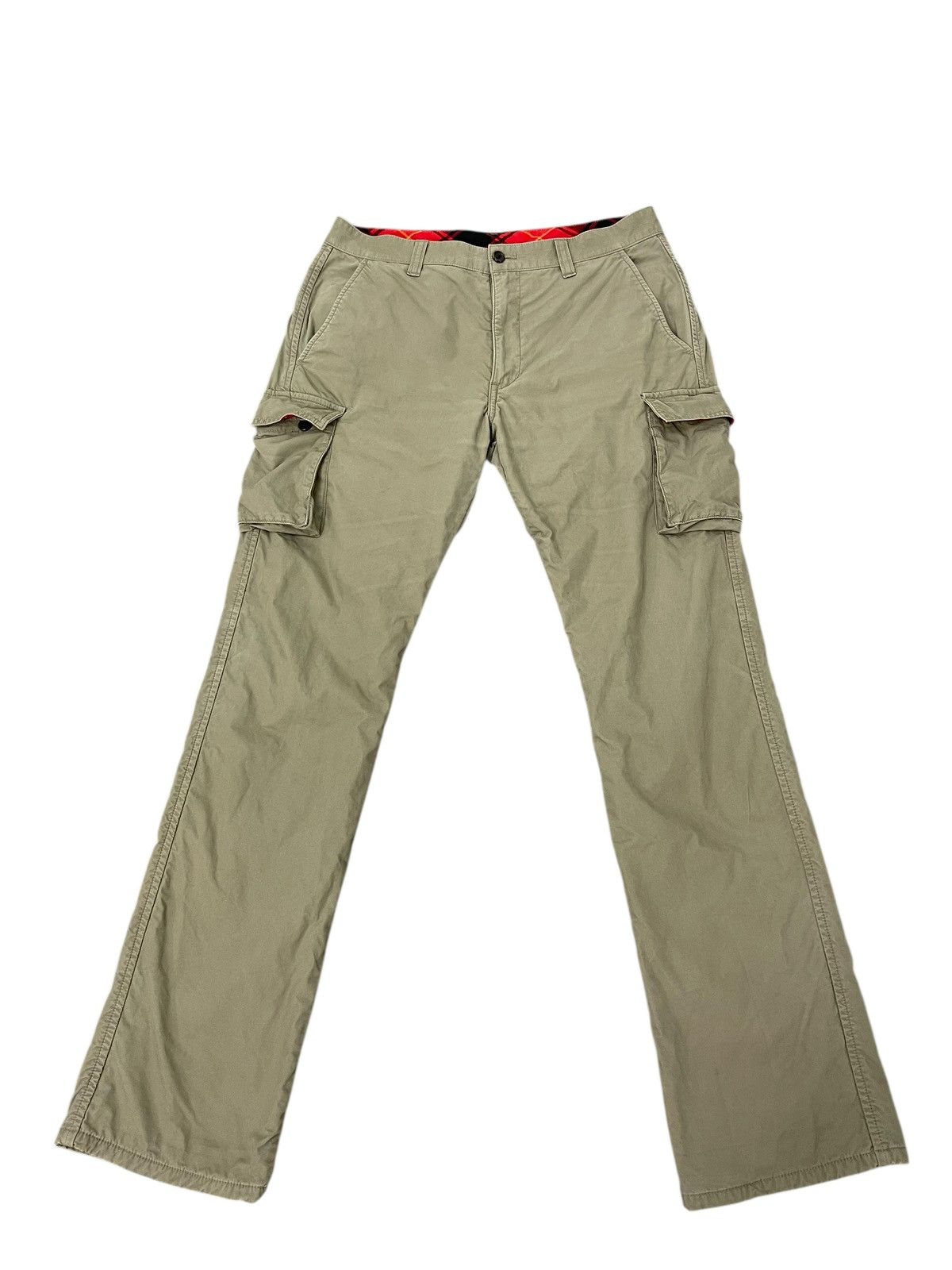 Comme des Garcons AD 2010 Cargo Pant Comme Des Garcons Check Lining Slim 1🟦5 Size US 33 - 2 Thumbnail