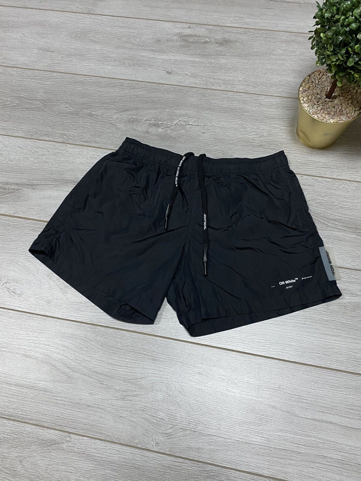 Off-White Off-White For Swim 2020 nylon Shorts Size US 30 / EU 46 - 1 Thumbnail