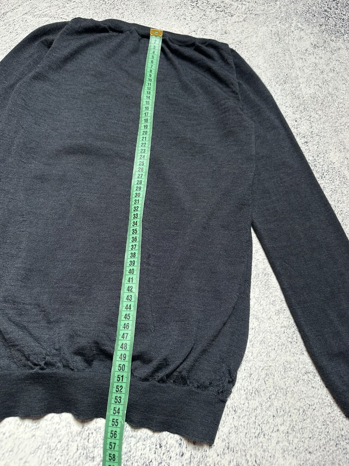 Brunello Cucinelli $1020 Brunello Cucinelli Cashmere/Silk V-Neck Sweater Jumper Size XS / US 0-2 / IT 36-38 - 16 Thumbnail