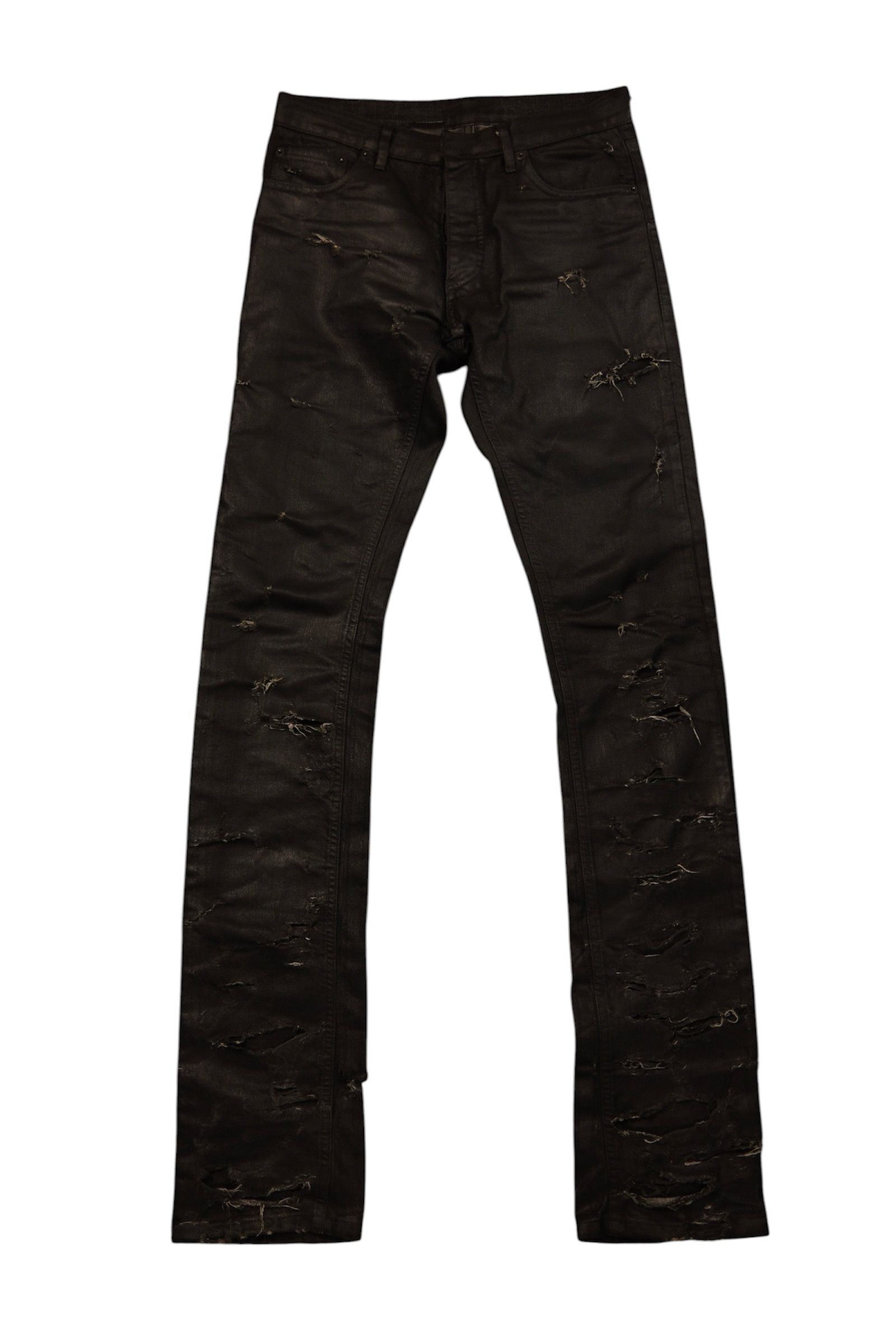 Dior Dior homme 04SS Strip Destroyed Denim | Grailed